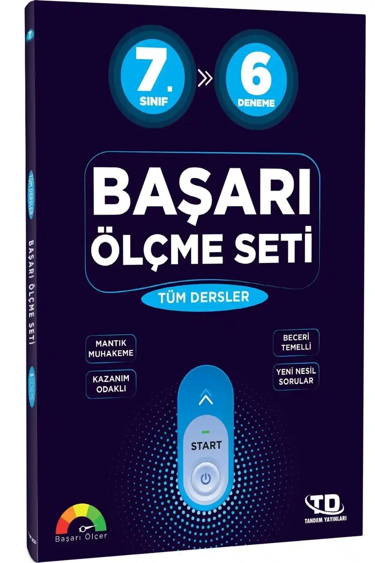 7. Sınıf Tüm Dersler İçin Kapsamlı Başarı Ölçme Seti Tandem Yayınları