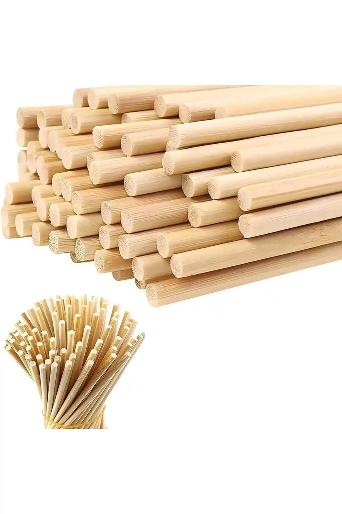 Ahşap Yuvarlak Çubuklar: Çok Amaçlı ve Dayanıklı El İşi Malzemeleri