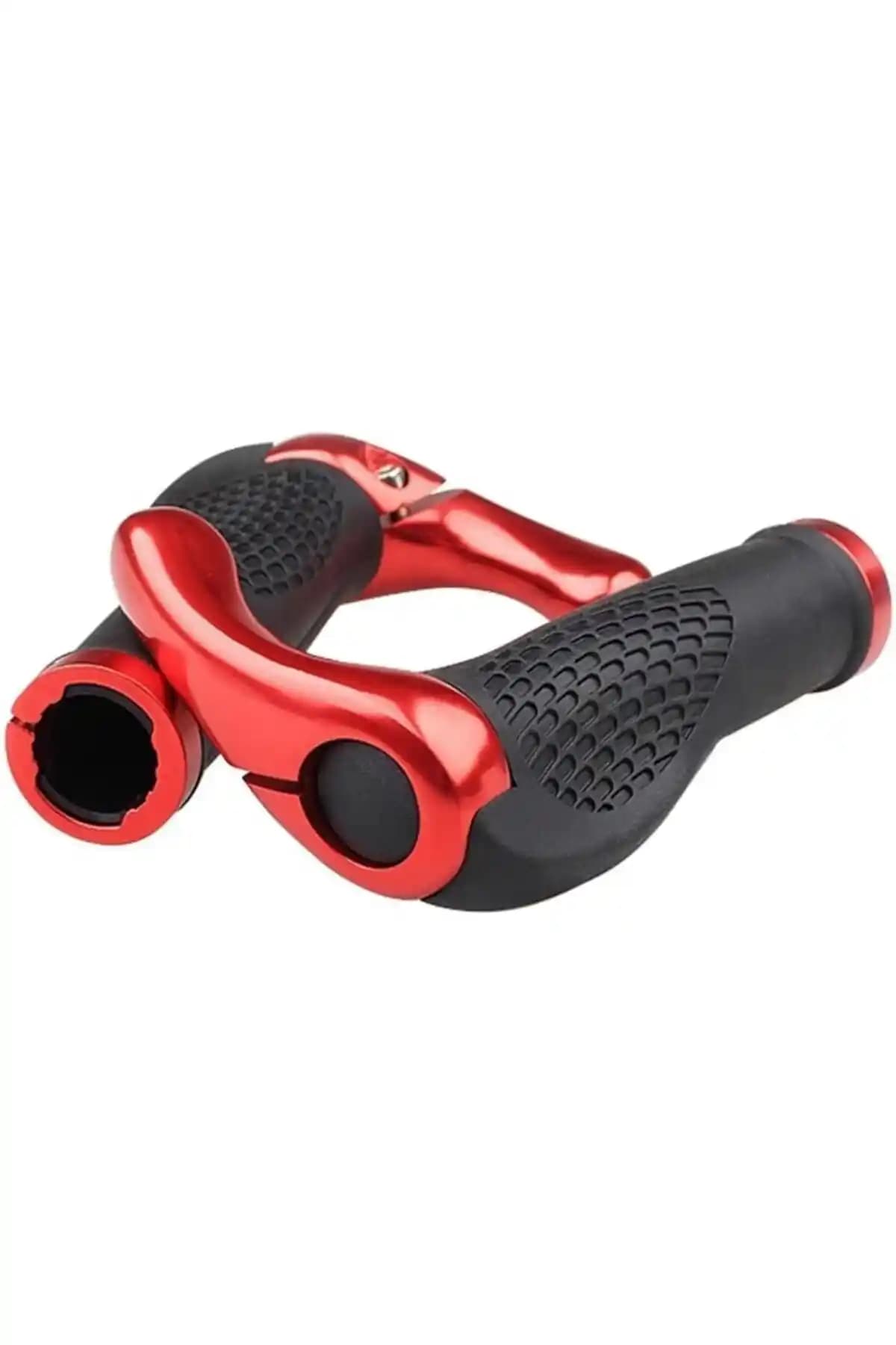 Asroya 13 Cm Boynuzlu Bisiklet Direksiyon Elcikleri Kırmızı Renkli Dayanıklı Tasarım