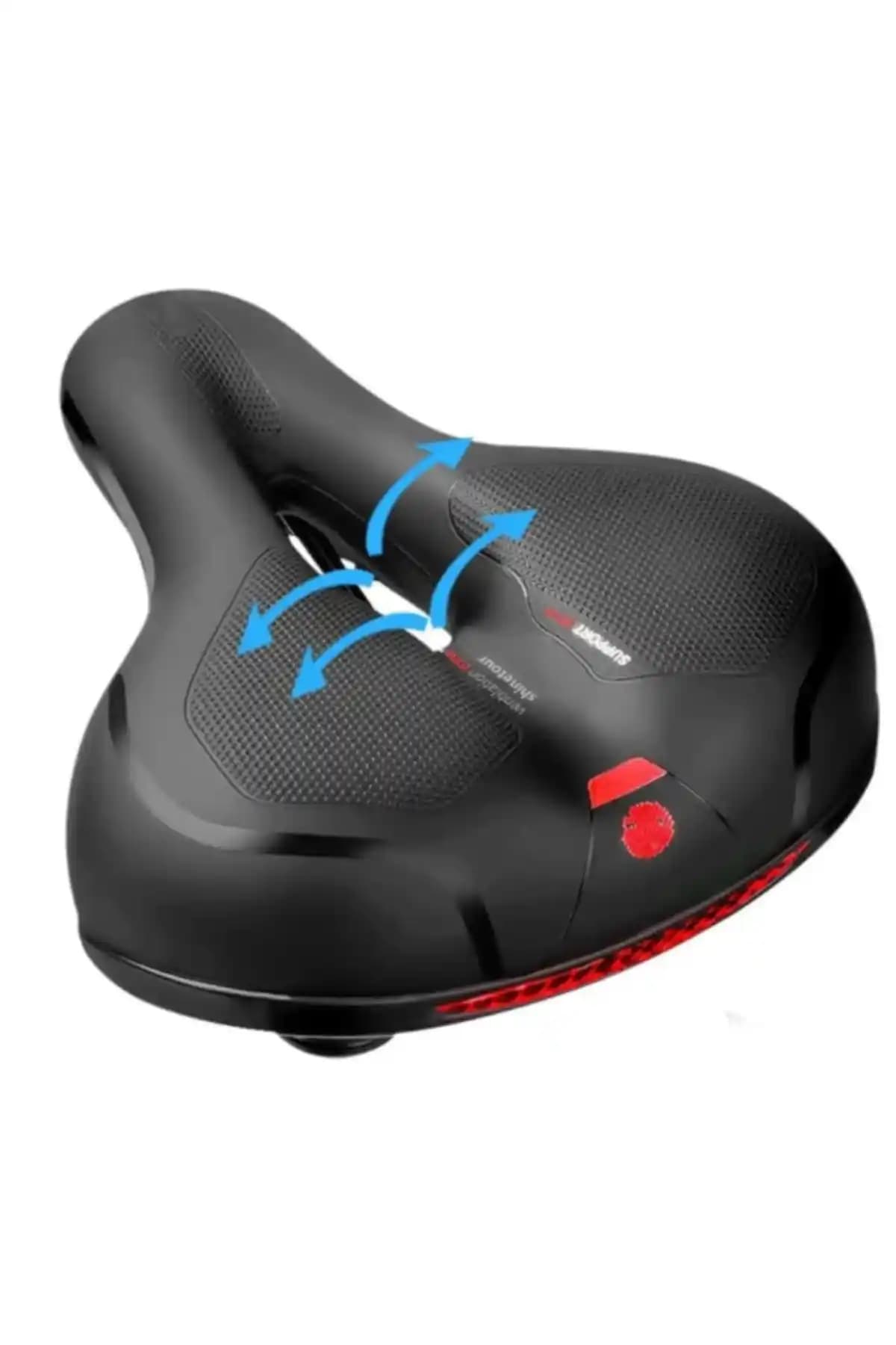 Asroya Geniş ve Ergonomik Yaylı Bisiklet Sele Koltuğu - Uzun Sürüşlerde Konfor Sağlar