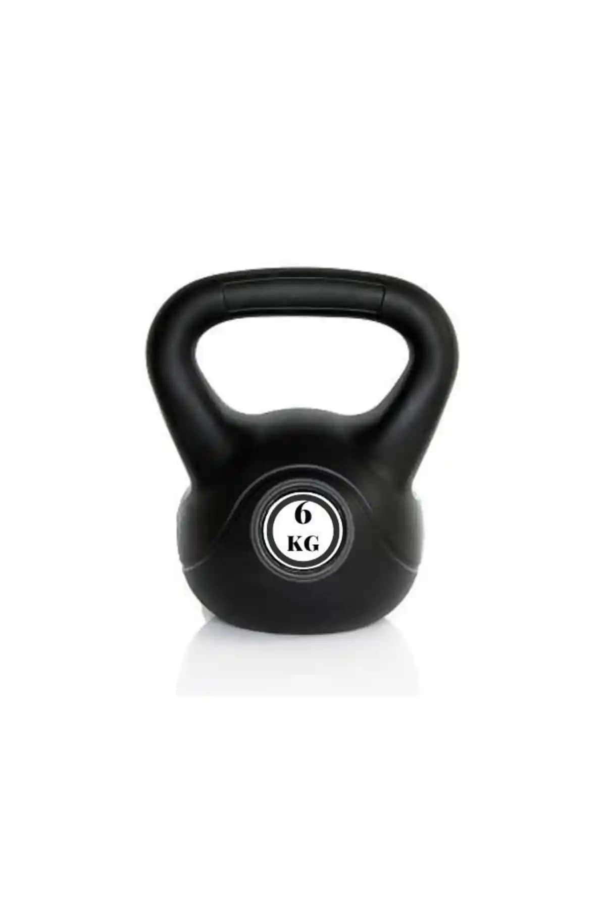 Busso Çimento Kettlebell 6 Kg Hafif ve Çok Yönlü Egzersiz Aleti