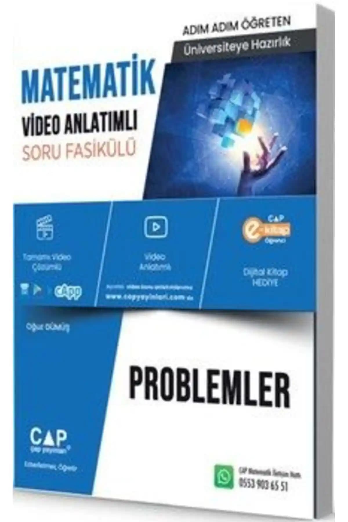 Çap Yayınları Matematik Problemler Kitabı 2025 Sınavlara Hazırlık ve Soru Çözme Kaynağı