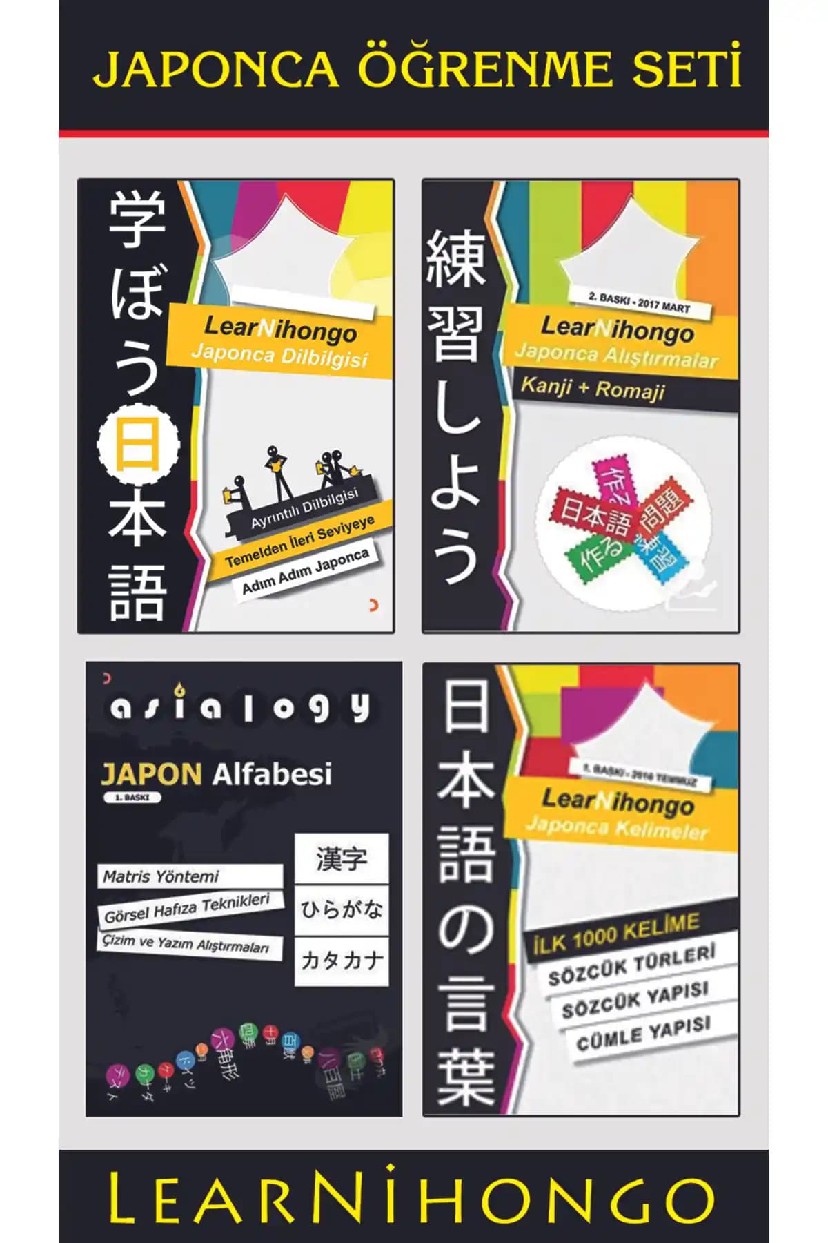 Cinius Yayınları Japonca Öğrenme Seti: Güncel ve Etkili Dil Öğrenme Kaynağı