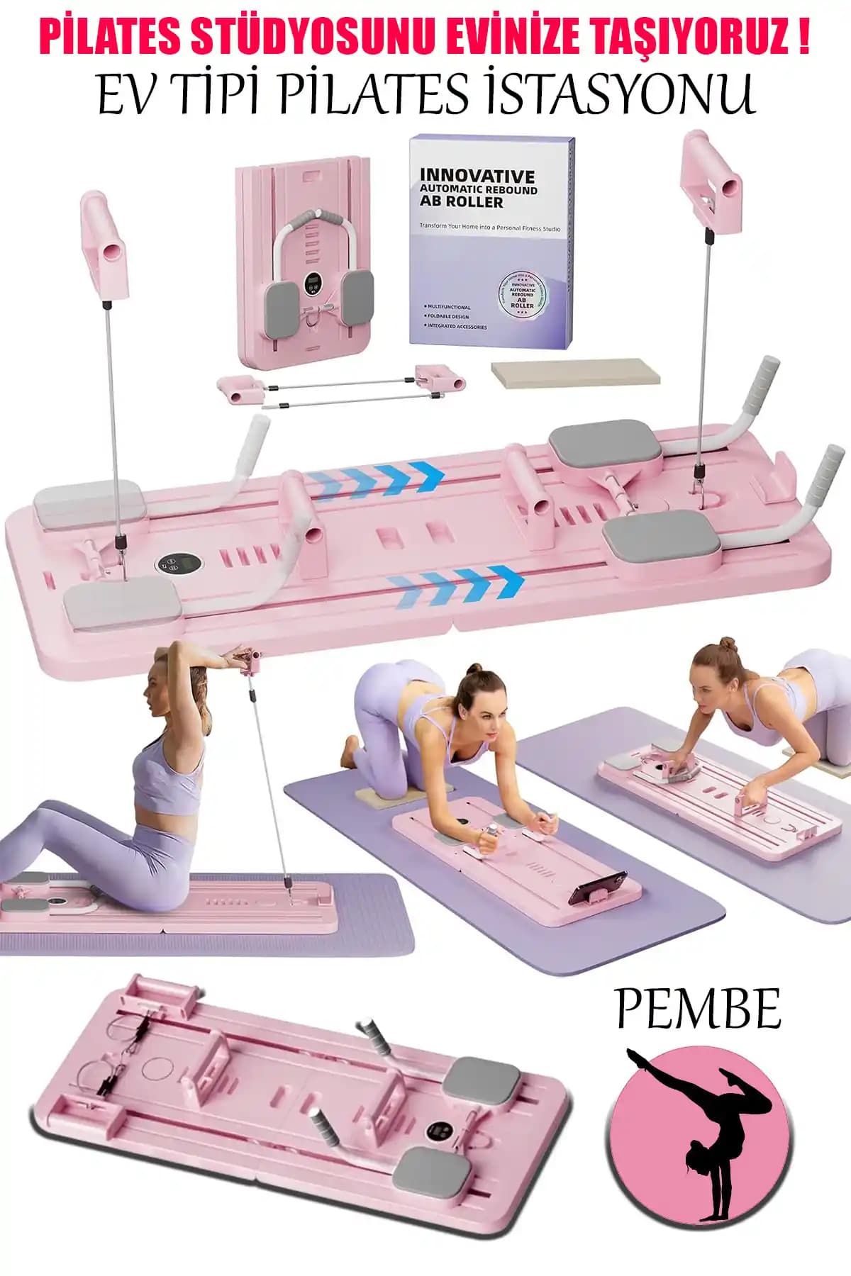 CMT Ev Tipi Pilates İstasyonu: Çok Yönlü ve Dayanıklı Egzersiz Aleti