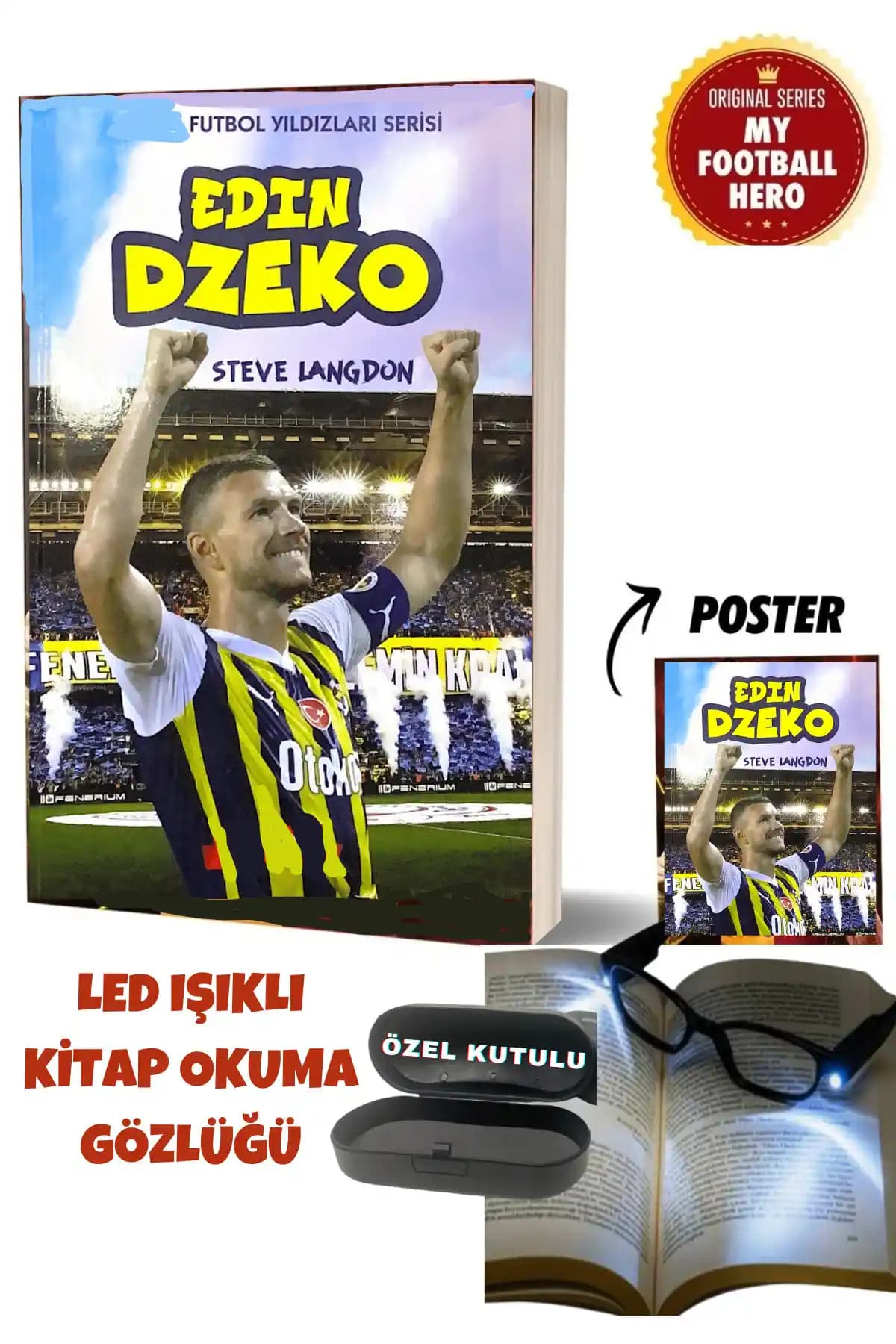 Dzeko Benim Futbol Kahramanım ve Futbol Quiz Seti 2023 Türkçe Spor Ürünleri