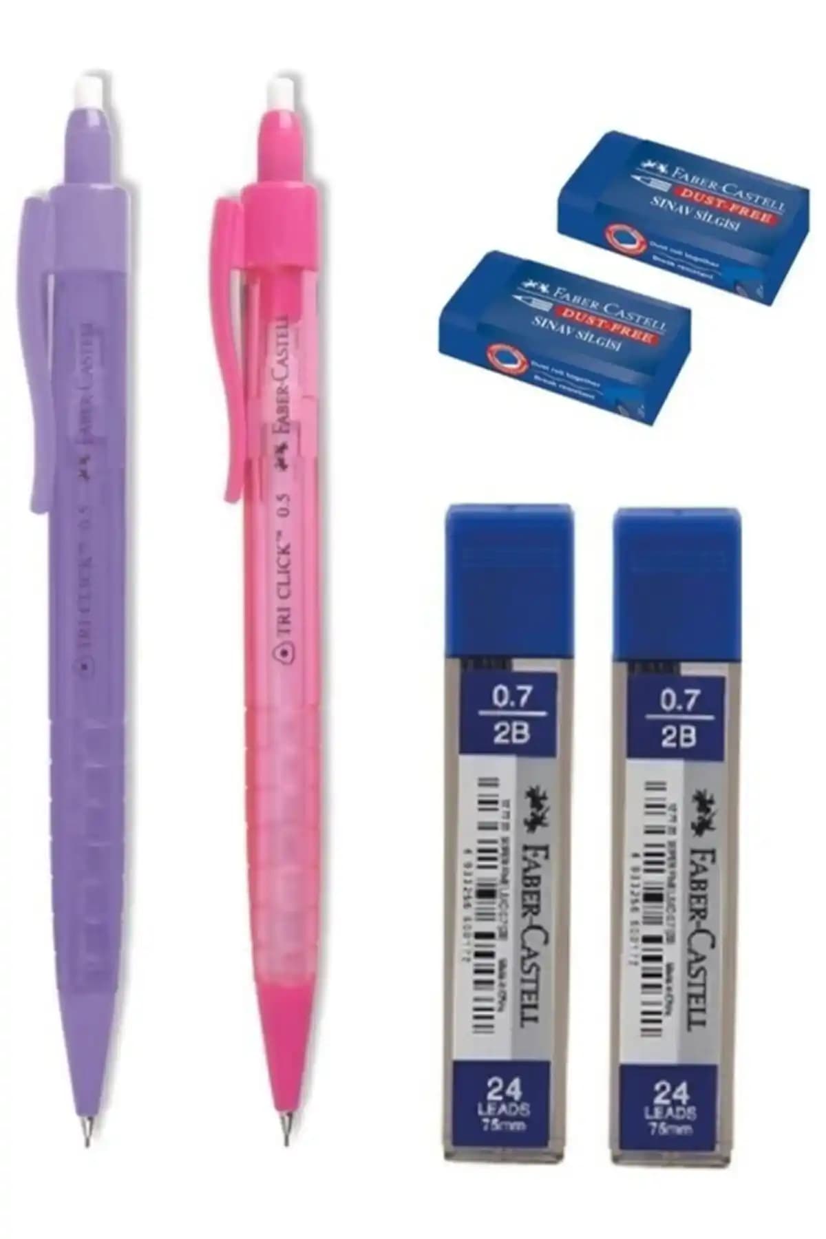 Faber Castell Tri Click Versatil Kalem Seti Çok Yönlü Yazım ve Çizim Kalemleri