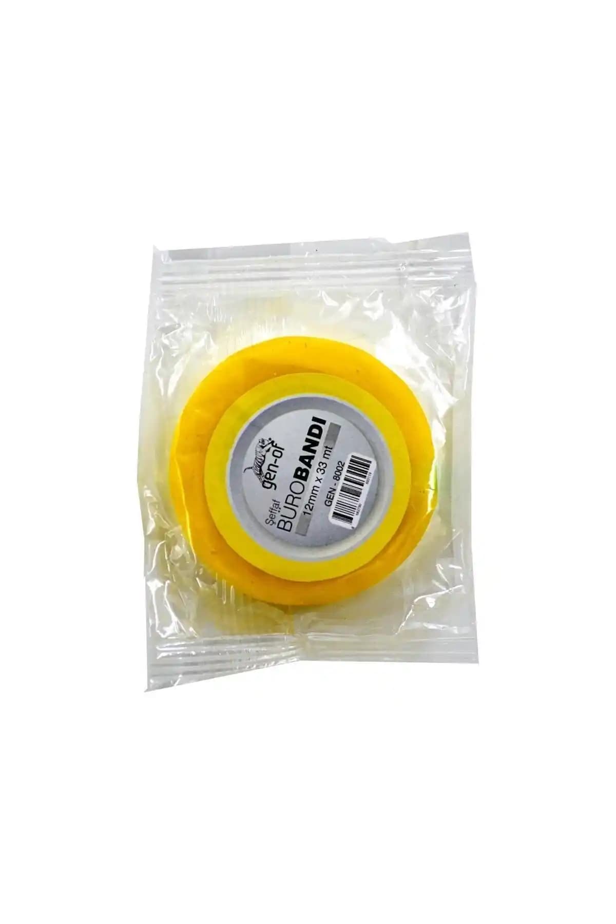 Gen-of 12mmx33m Selefon Bant Çift Taraflı Güçlü Yapışkan Çözüm