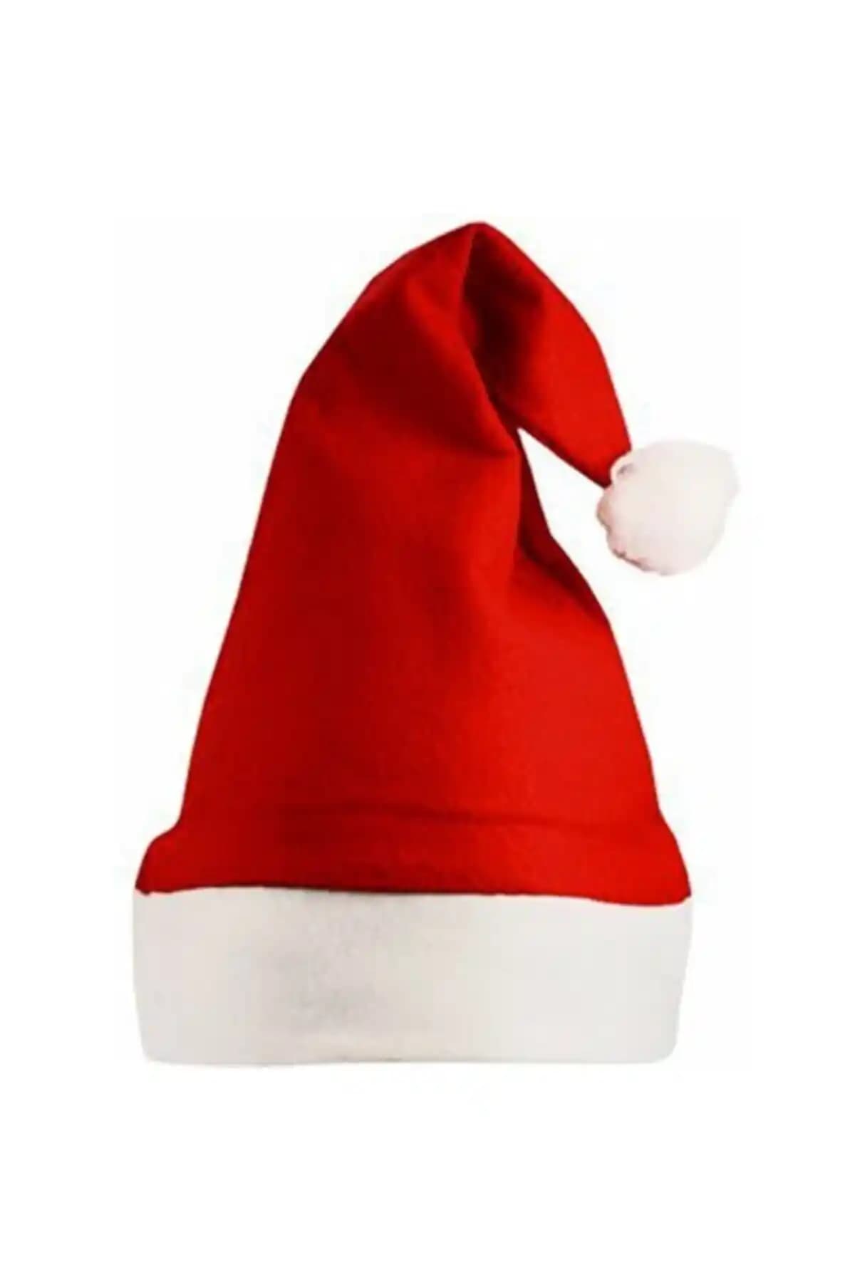 Genel Markalar Noel Baba Şapkası Polar Yetişkin, Yılbaşı Kutlamaları İçin Uygun ve Dayanıklı Aksesuar