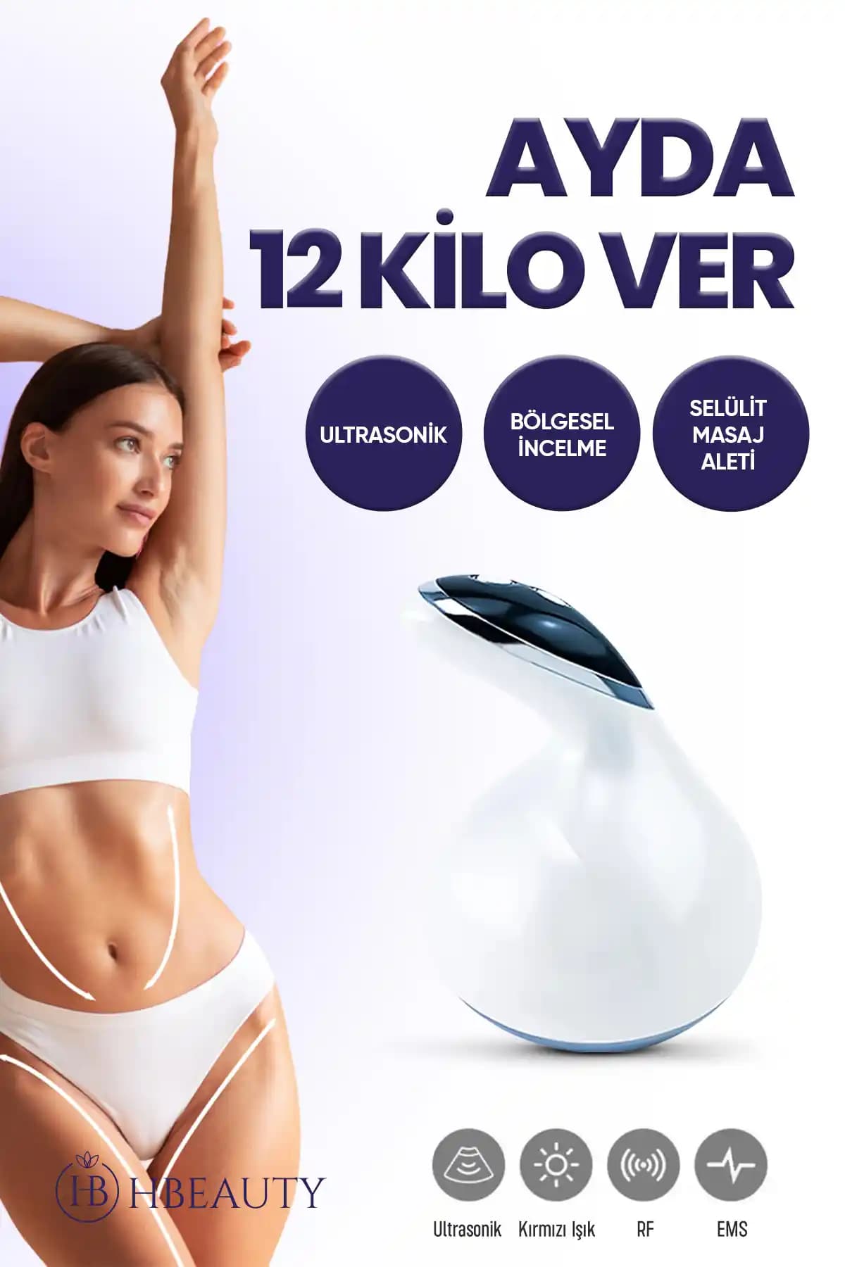 HBEAUTY Masaj Aleti Zayıflamax ile Selülit ve Bölgesel İncelme Çözümleri