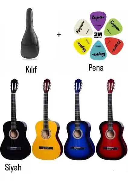 Klasik Gitar Modelleri Karşılaştırması: 3/4 ve 4/4 Boy Gitarler ile Midex CG-395PRP