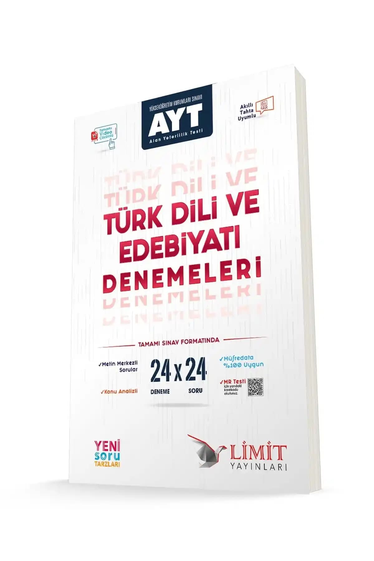 Limit Ayt 24'lü Türk Dili ve Edebiyatı Denemeleri Sınava Hazırlık İçin Kapsamlı Çalışma Seti