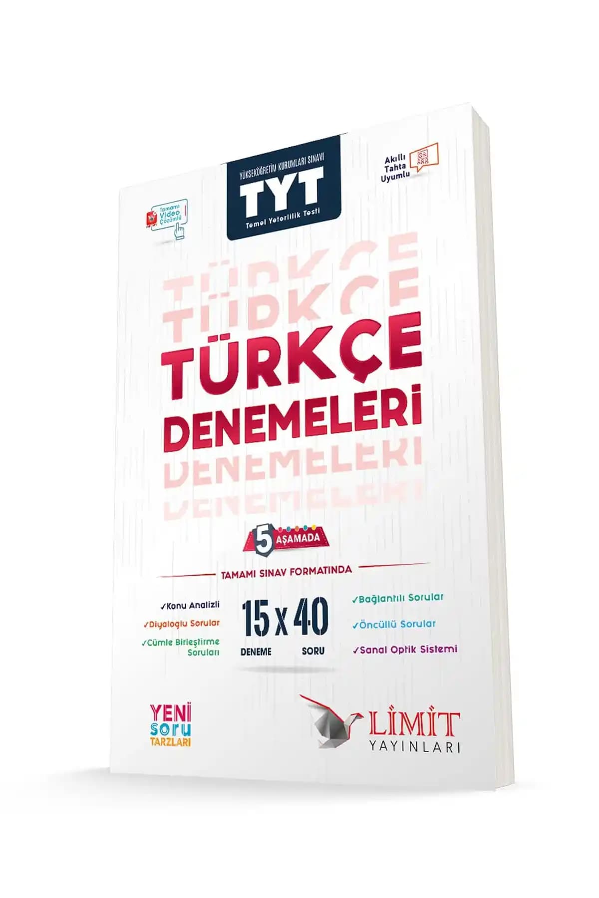 Limit TYT 15'li Türkçe Denemeleri Sınava Hazırlıkta Güçlü Bir Kaynak