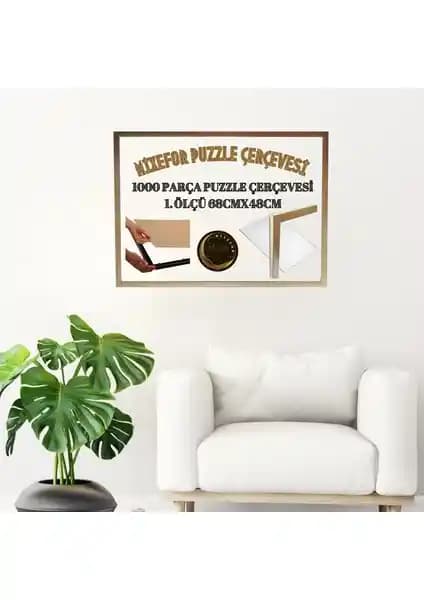 Mixefor Puzzle Çerçevesi 1000 Parçalık Puzzle'lar İçin Dayanıklı ve Estetik Tasarım