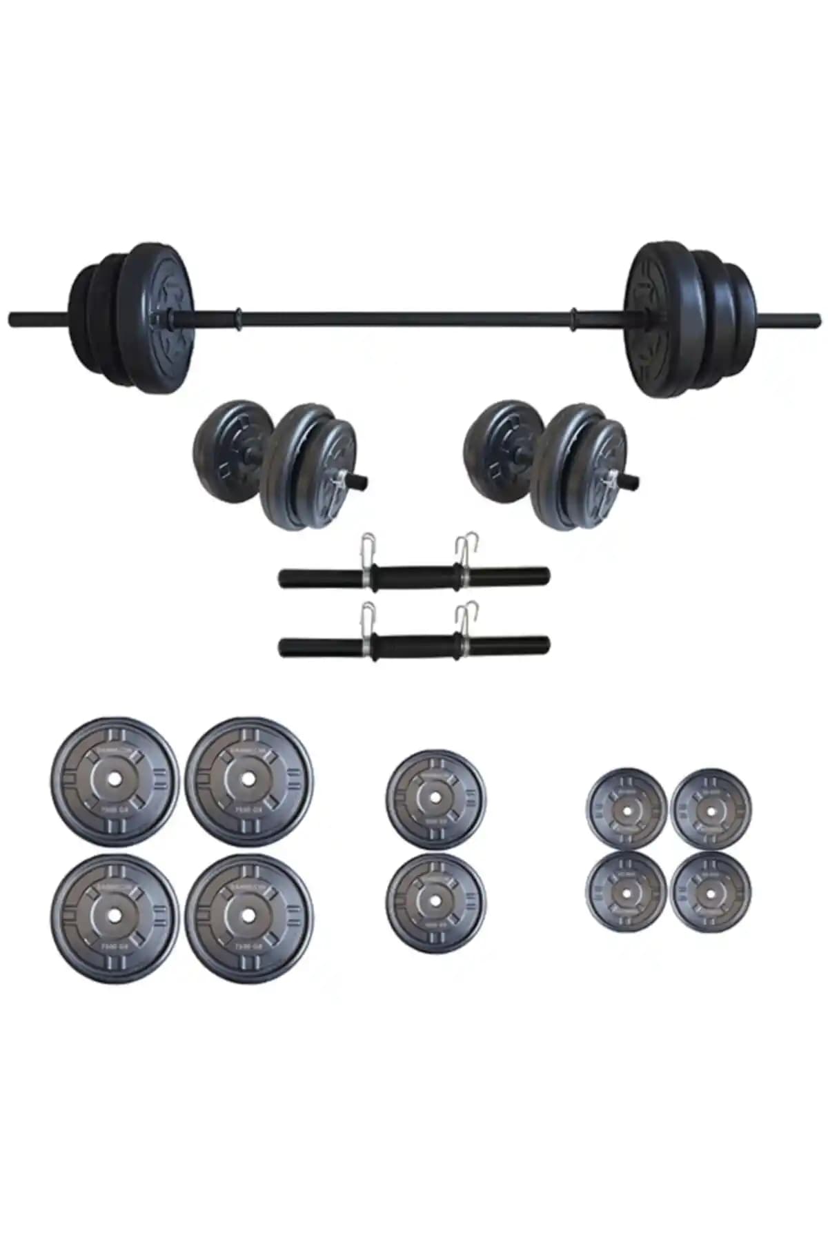 Mocca Style Moccadiamond 55 Kg Halter Seti Dayanıklı ve Çok Yönlü Spor Ekipmanı