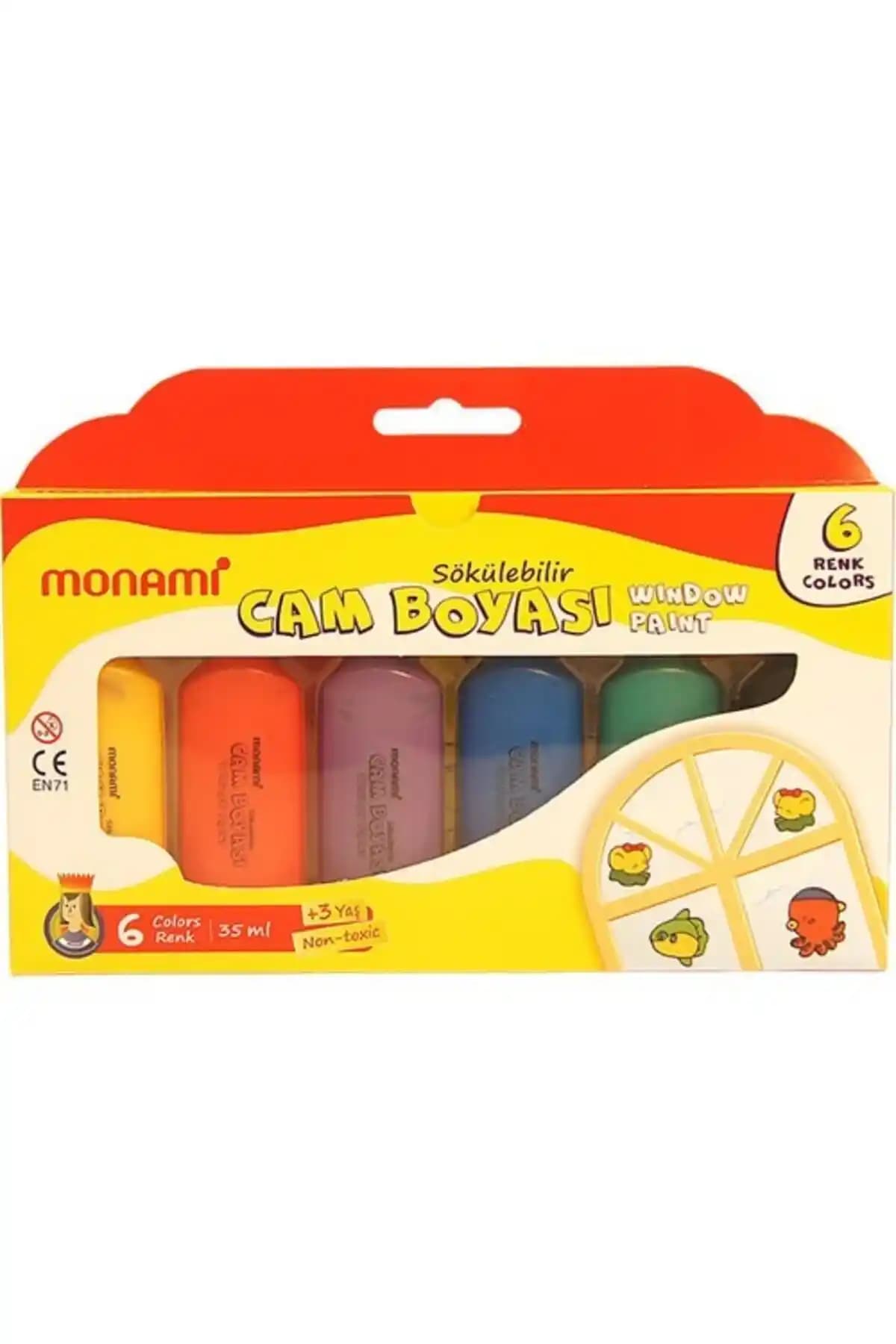 Monami Cam Boyası Normal: Canlı Renkler ve Çok Yönlü Kullanım Özellikleri