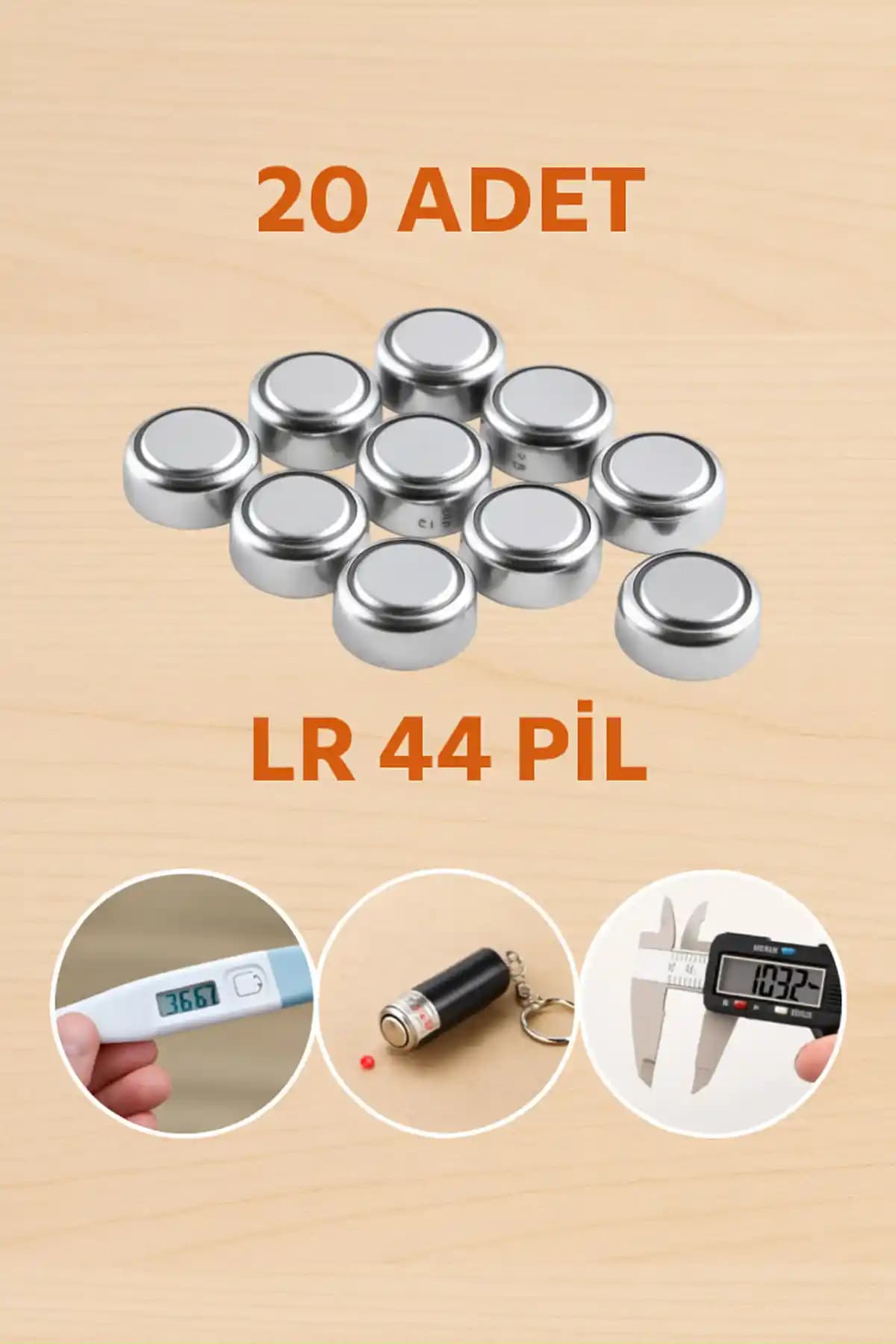 Nistabolje 20 Adet AG13 LR44 A76 357A Düğme Pil Paketleri Güç ve Güvenilirlik