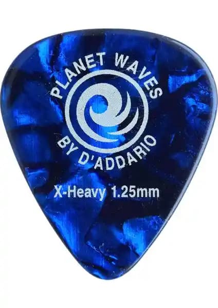 Planet Waves Classic Celluloid Blue Pearl X-Heavy 1.25mm Pena İncelemesi ve Özellikleri