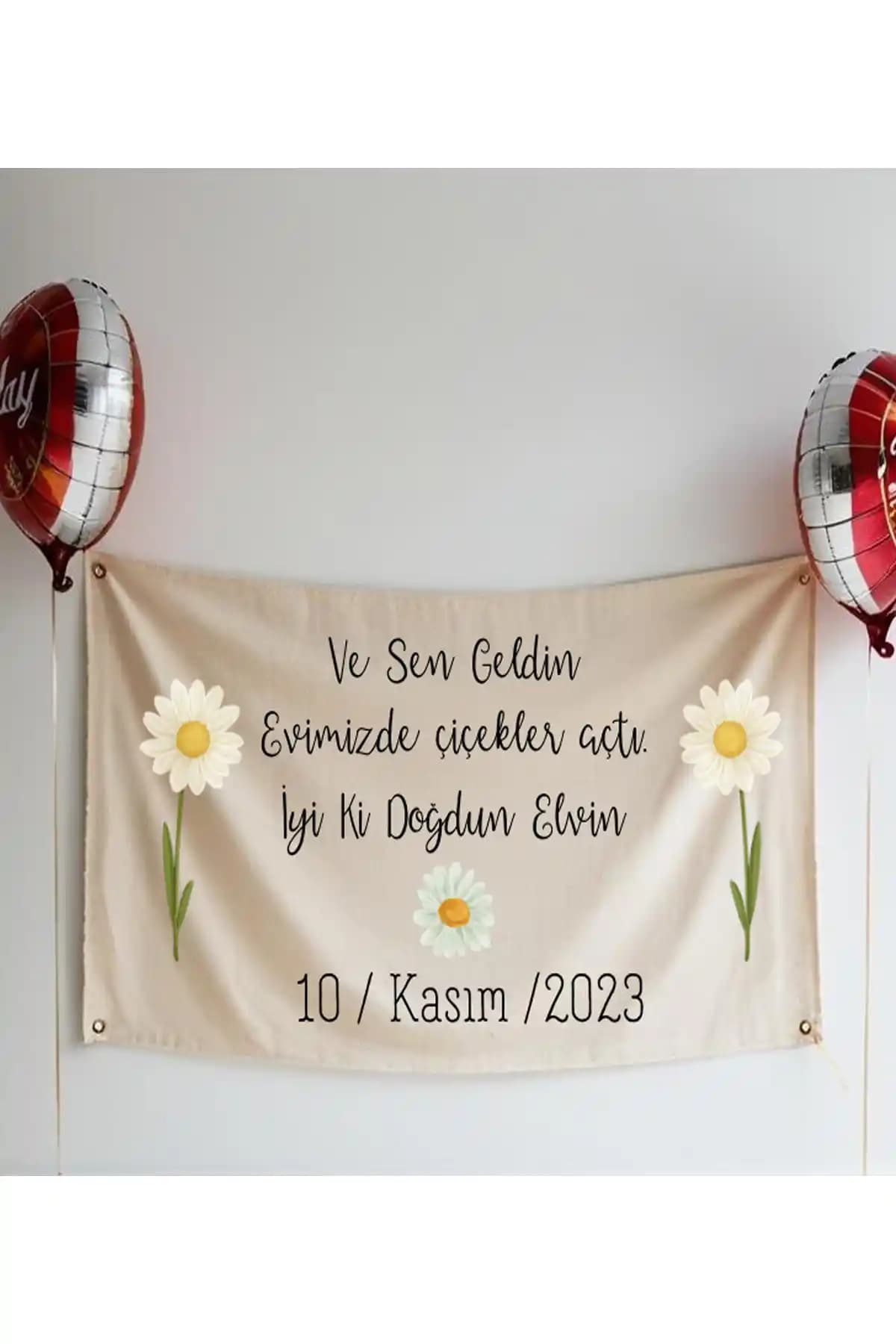 Puppetzzz Çiçekli İsim Özel Doğum Günü Flaması Detaylı İnceleme ve Kullanım İpuçları