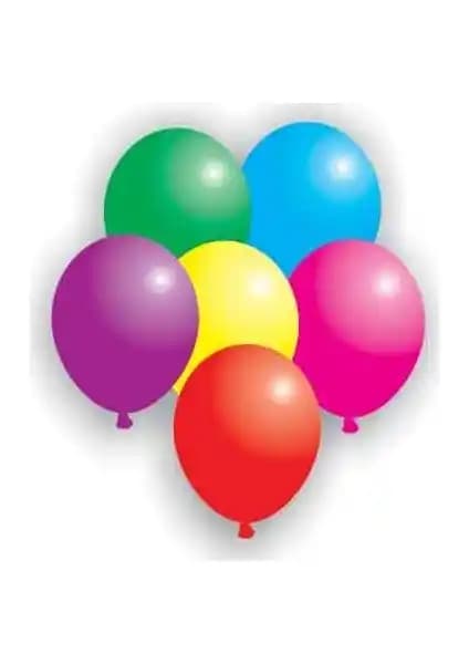 Renkli ve Eğlenceli Buket Karışık Renkli Orta Boy Balon 100 Lü Paket Dekorasyon Ürünü