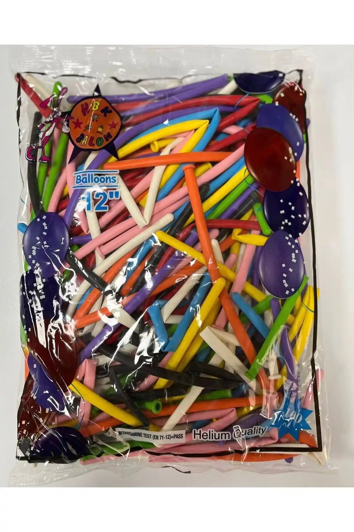 Renkli ve Eğlenceli Öz-bal 100'lü Sosis Balon Seti ile Partilerinizi Canlandırın