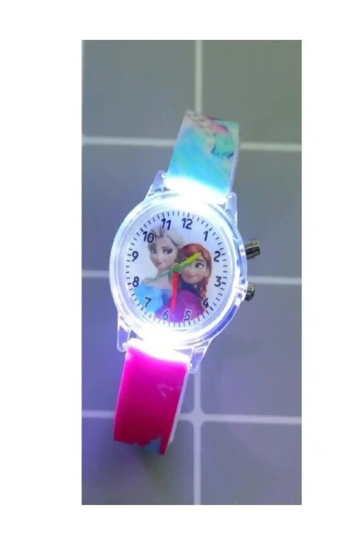 Schulzz Çocuk Prenses Temalı Işıklı Kol Saati Ergonomik ve Dayanıklı Tasarım