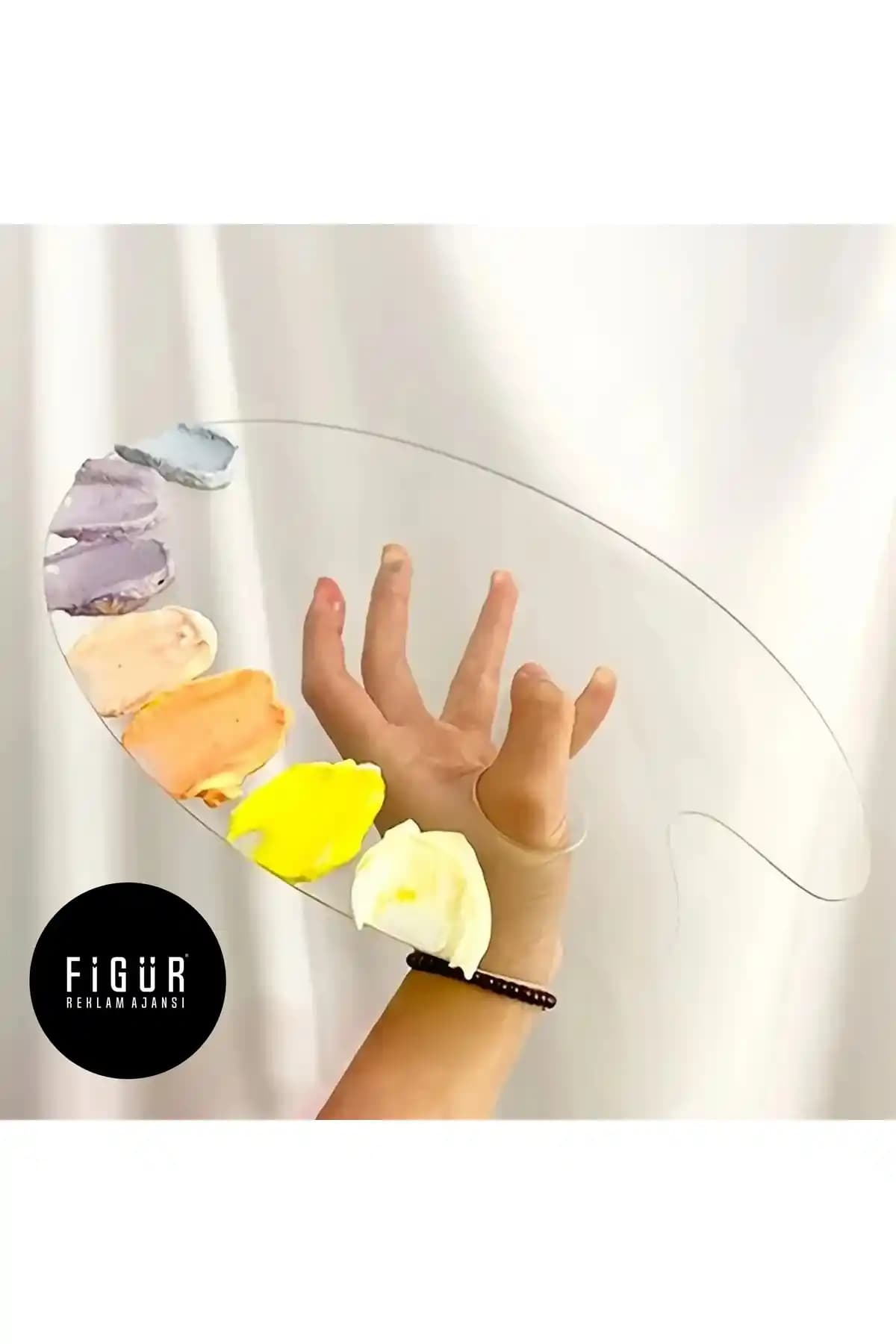 Şeffaf Akrilik Palet: Sanat ve Hobi İçin Fonksiyonel ve Estetik Çözüm