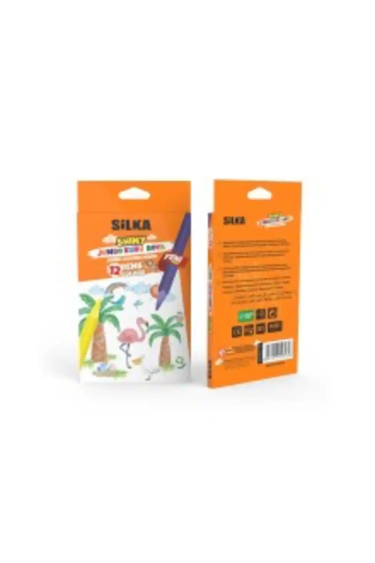 Silka Shiny Jumbo 12'li Karton Kutu Kuru Boya Ürünü ve Kullanım Özellikleri