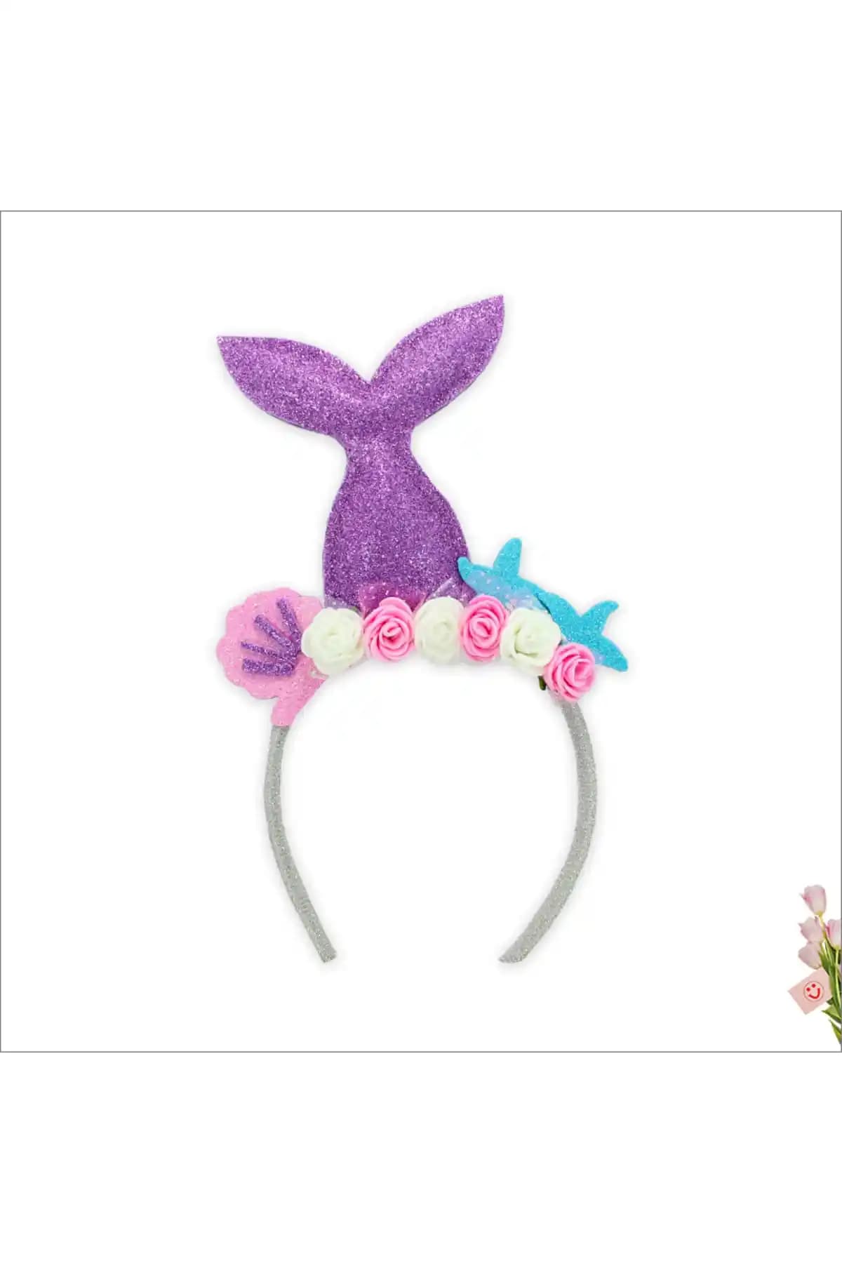 Süsle Baby Party Deniz Kızı Kuyruklu Taç: Güvenli ve Estetik Çocuk Partisi Aksesuarı