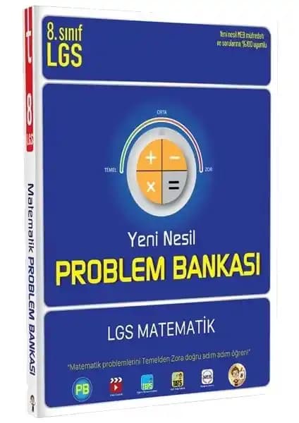Tonguç Akademi LGS Matematik Problem Bankası 8. Sınıf İçin Pratik ve Güçlü Bir Kaynak