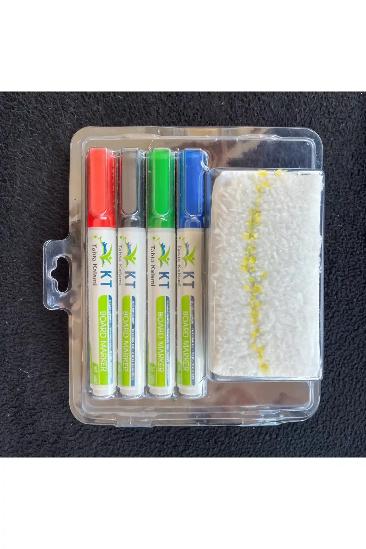 TutturX 4 Renkli Beyaz Tahta Kalem Seti Silgili ve Doldurulabilir Özelliklerle