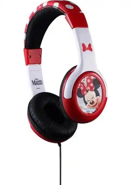 Volkano Disney Minnie Mouse Mini Fare Çocuk Kulaklığı Güvenli ve Konforlu Müzik Deneyimi