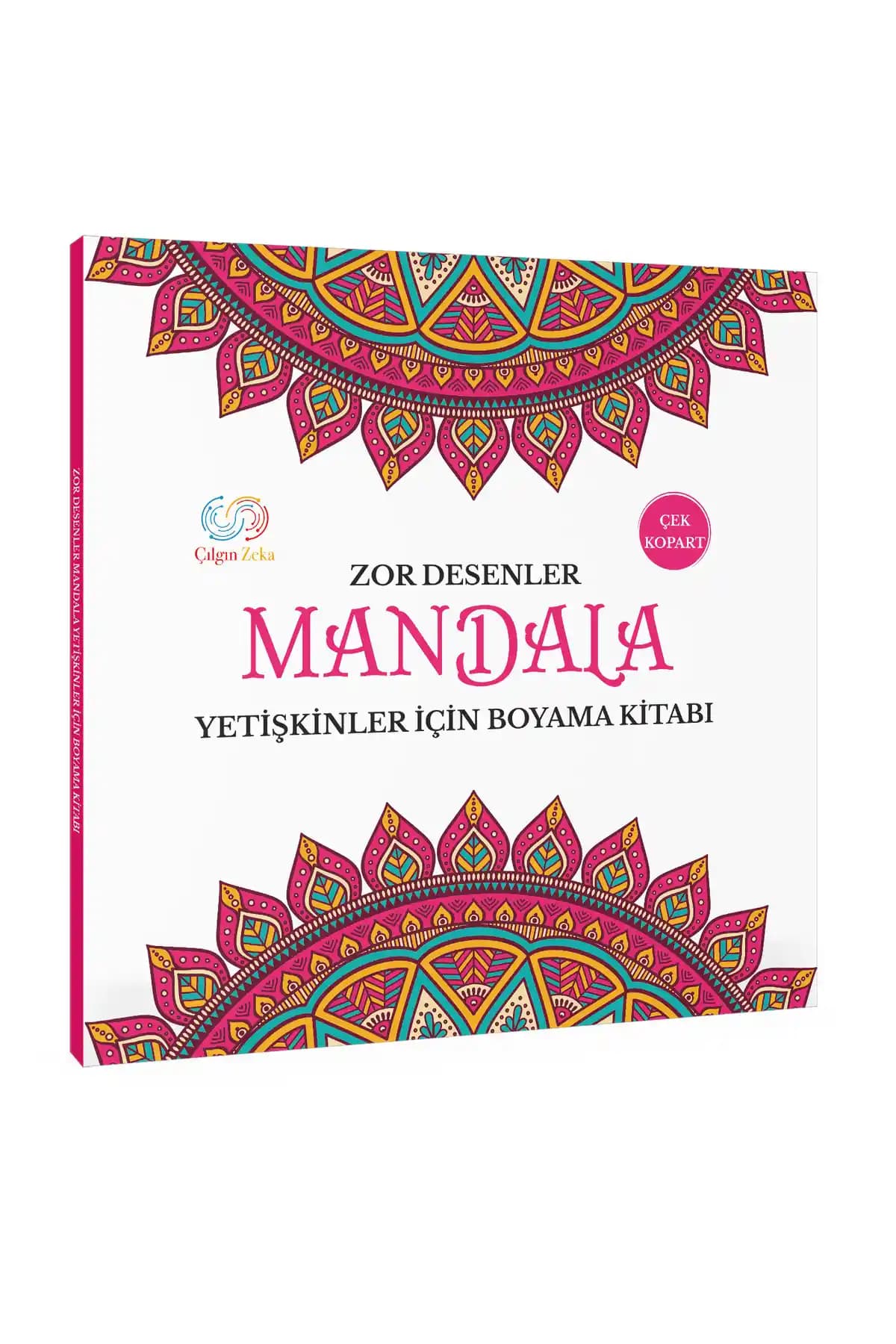 Yetişkinler İçin Zor Desenli Mandala Boyama Kitabı Türkiye Üretimi