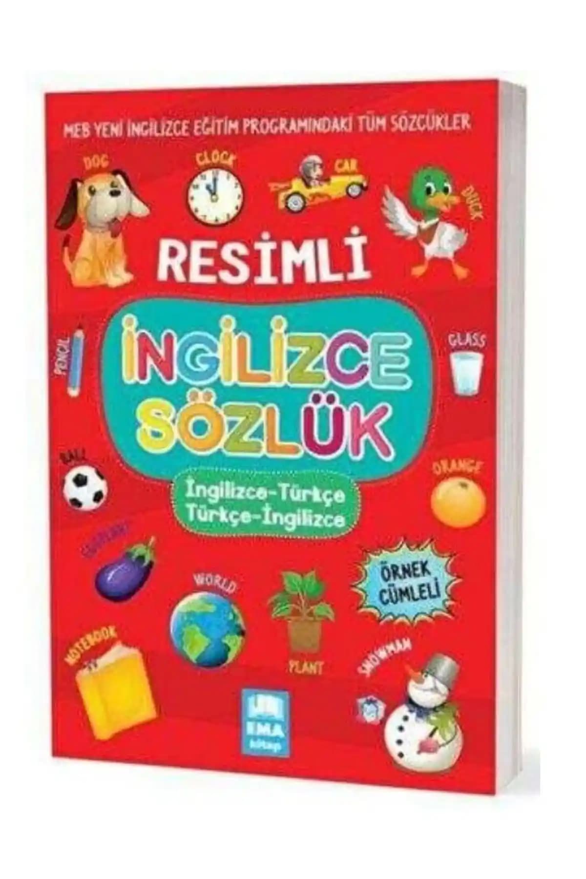 Ema Kitap Resimli İngilizce Türkçe Sözlük: Temel Seviye Öğrenciler İçin Etkili Eğitim Aracı