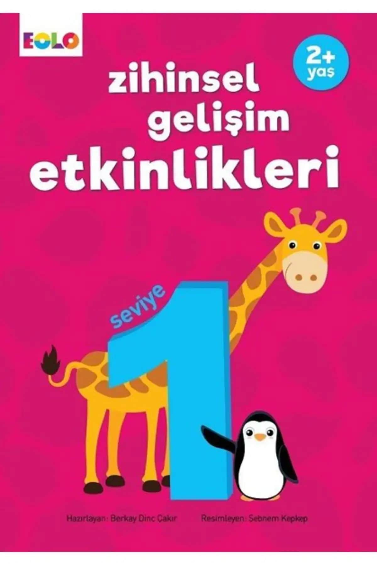 Eolo Yayıncılık Zihinsel Gelişim Etkinlikleri Seviye 1 2 Yaş Çocuklar İçin Eğitim Seti