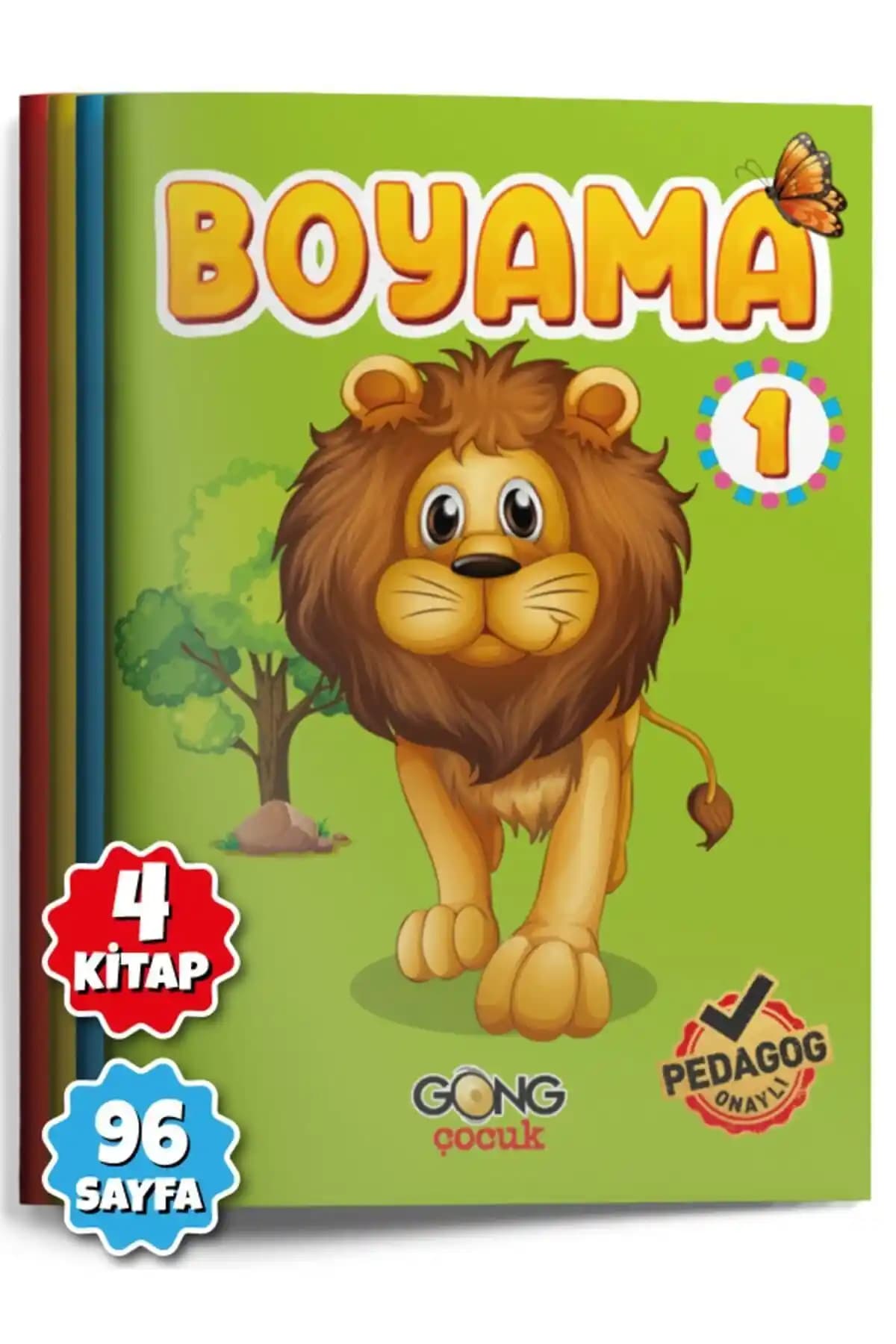 Okul Öncesi Gelişimi Destekleyen Eğitici Boyama Kitabı Seti Güvenli ve Pedagog Onaylı