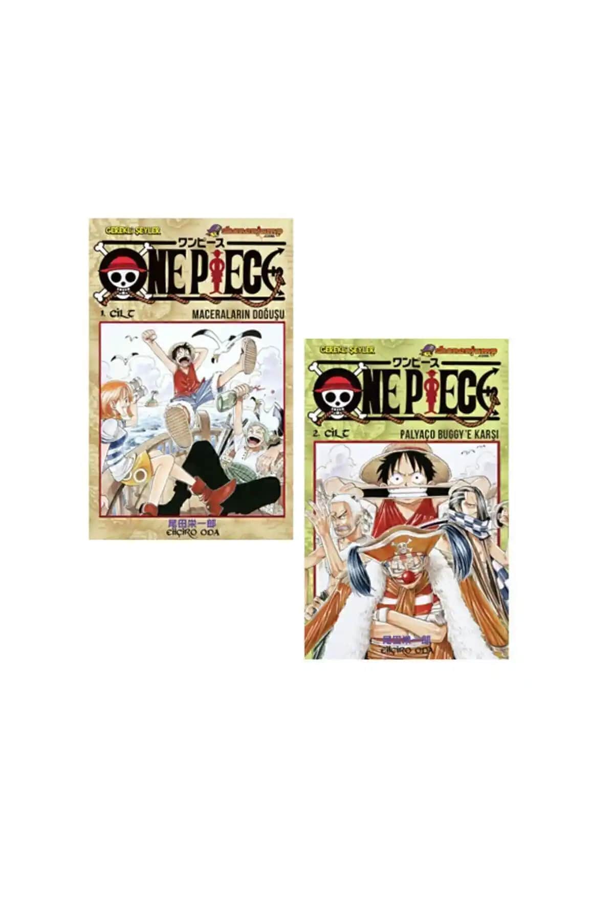 One Piece 1. ve 2. Ciltler Manga Seti - Yüksek Kalite ve Uygun Fiyatlı Koleksiyon Ürünü