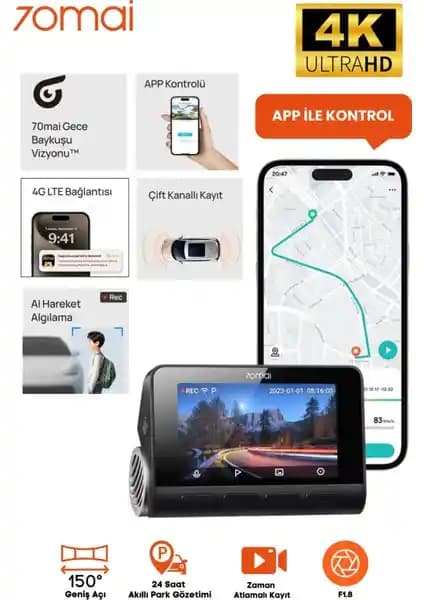 70MAI A810 ve Omni X800-2 Araç Kameraları Karşılaştırması: Özellikler ve Farklar