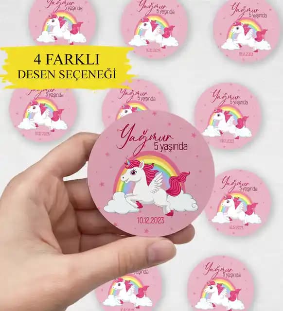 4 Yaş Çocuklar İçin Unicorn Temalı Kot Ceket Tasarımı ve Özellikleri