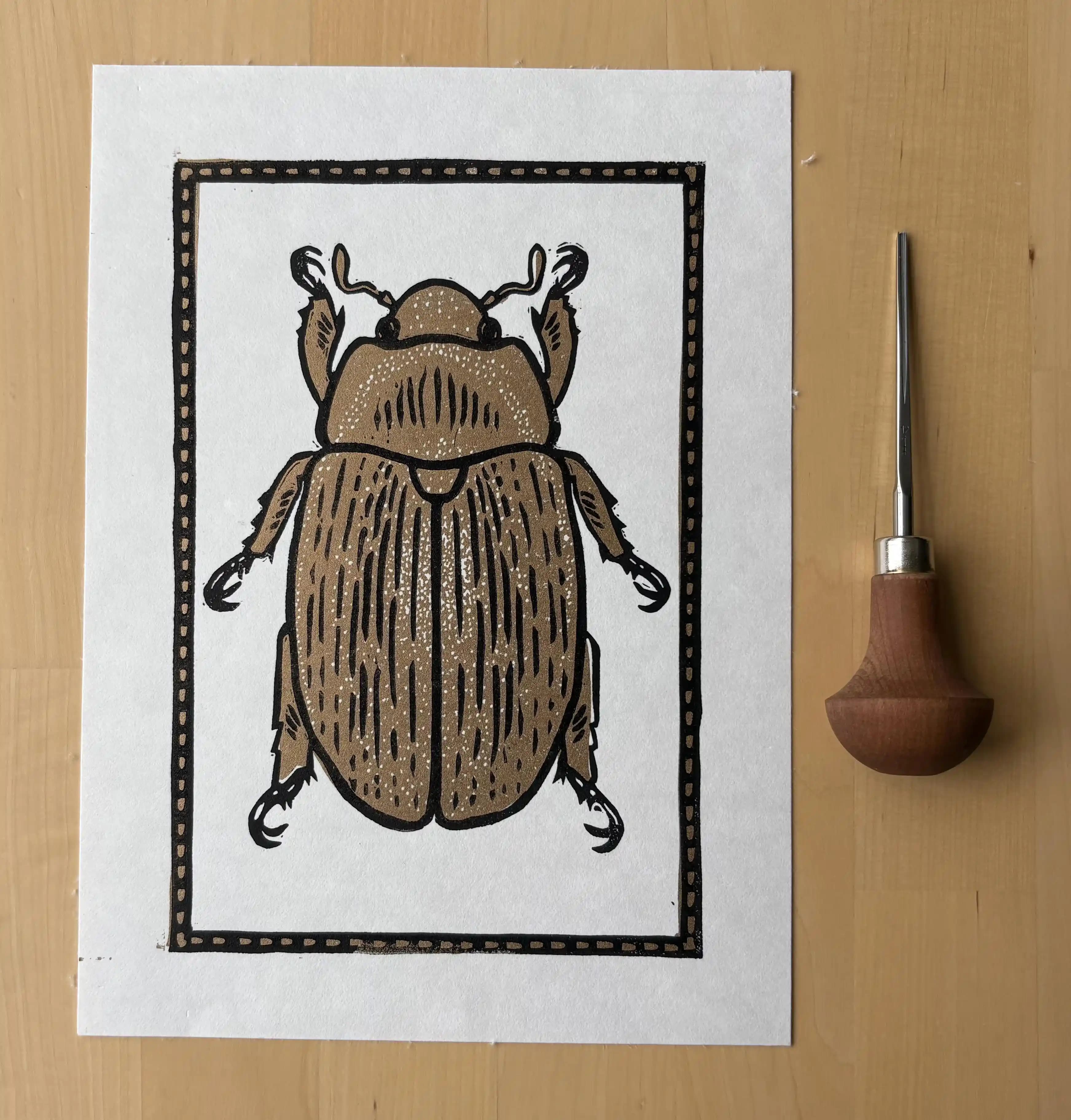 Çoklu Blok Baskı Tekniği: Katmanlı Renk Uygulaması ve İlk Deneyimler