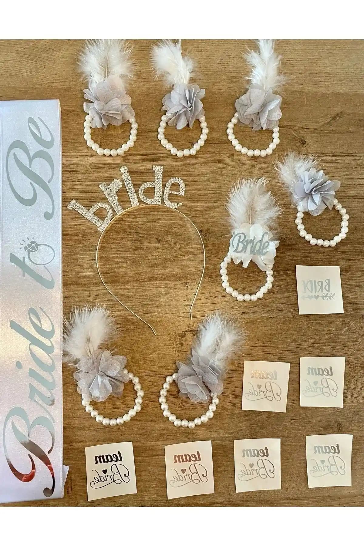 Azebu Bekarlığa Veda Harf Detay Gelin Nedime Bileklik Taç Seti İnceleme ve Kullanıcı Yorumları