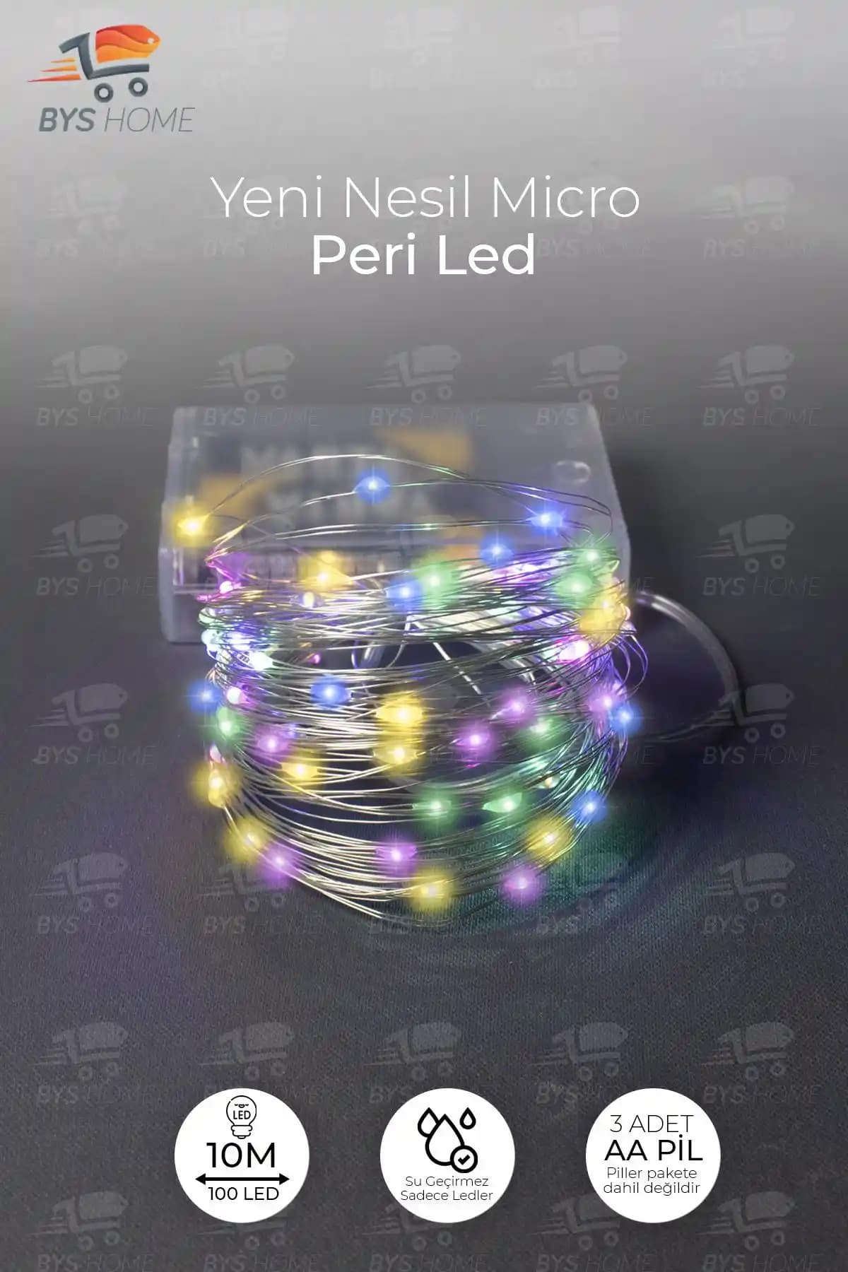 BYSHOME Peri Led 10 Metre Rgb Renk Dekoratif Aydınlatma Ürünü ve Kullanım Alanları