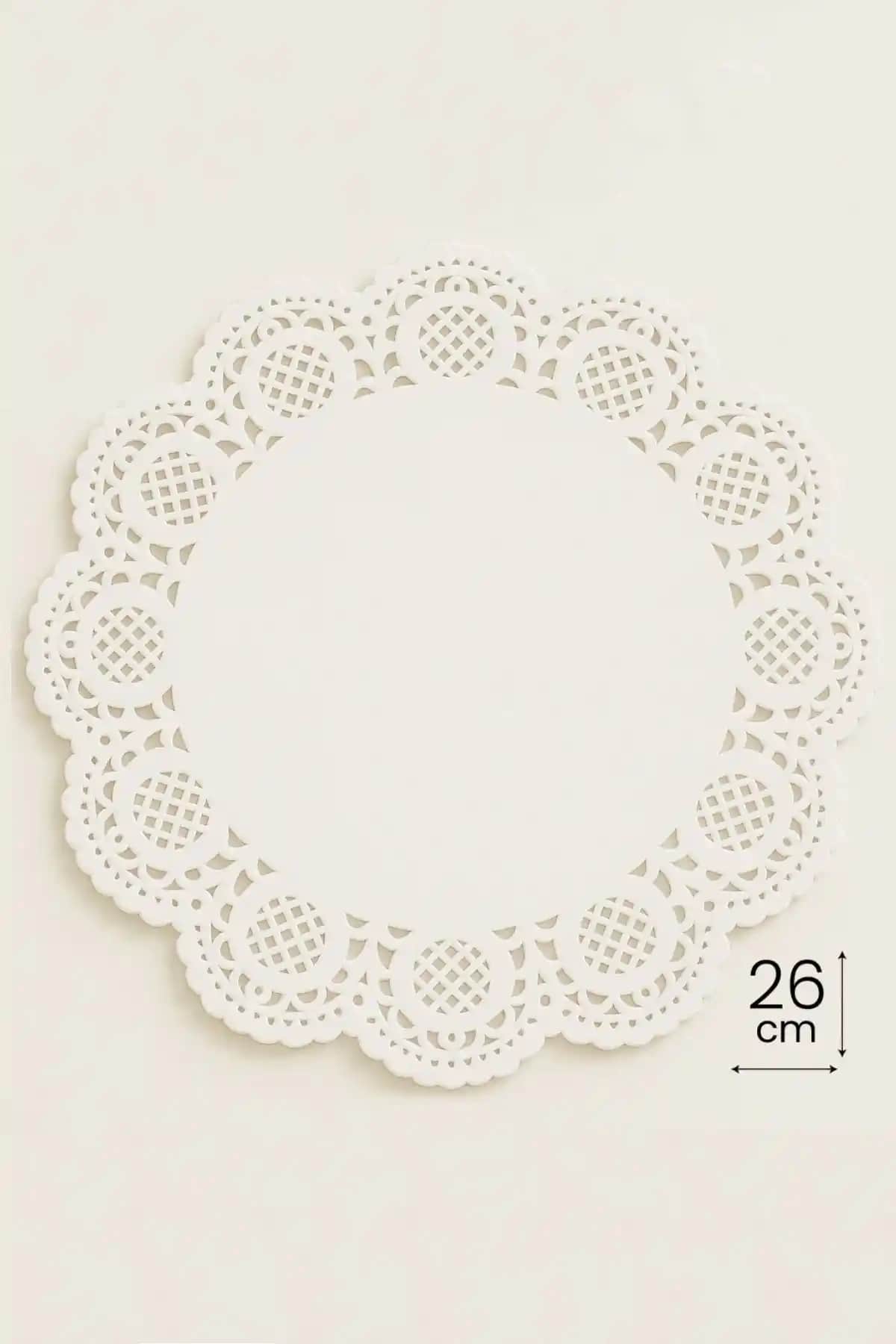 Dolphin Dantel Kağıt 26 Cm 100’lü Yaratıcılık ve Dekorasyon İçin Uygun Malzeme