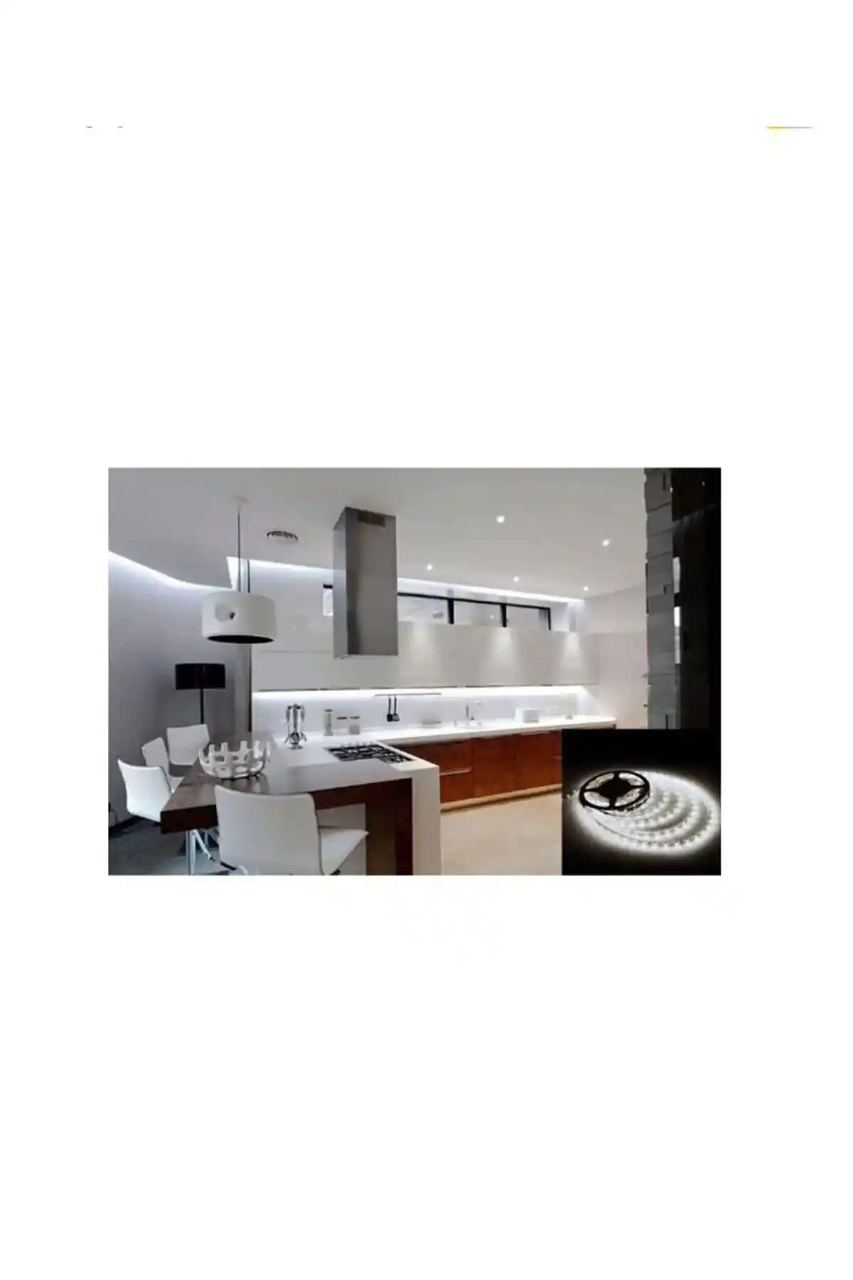 Edison 10 Metre Beyaz Şerit LED İç Mekan Aydınlatma Çözümü