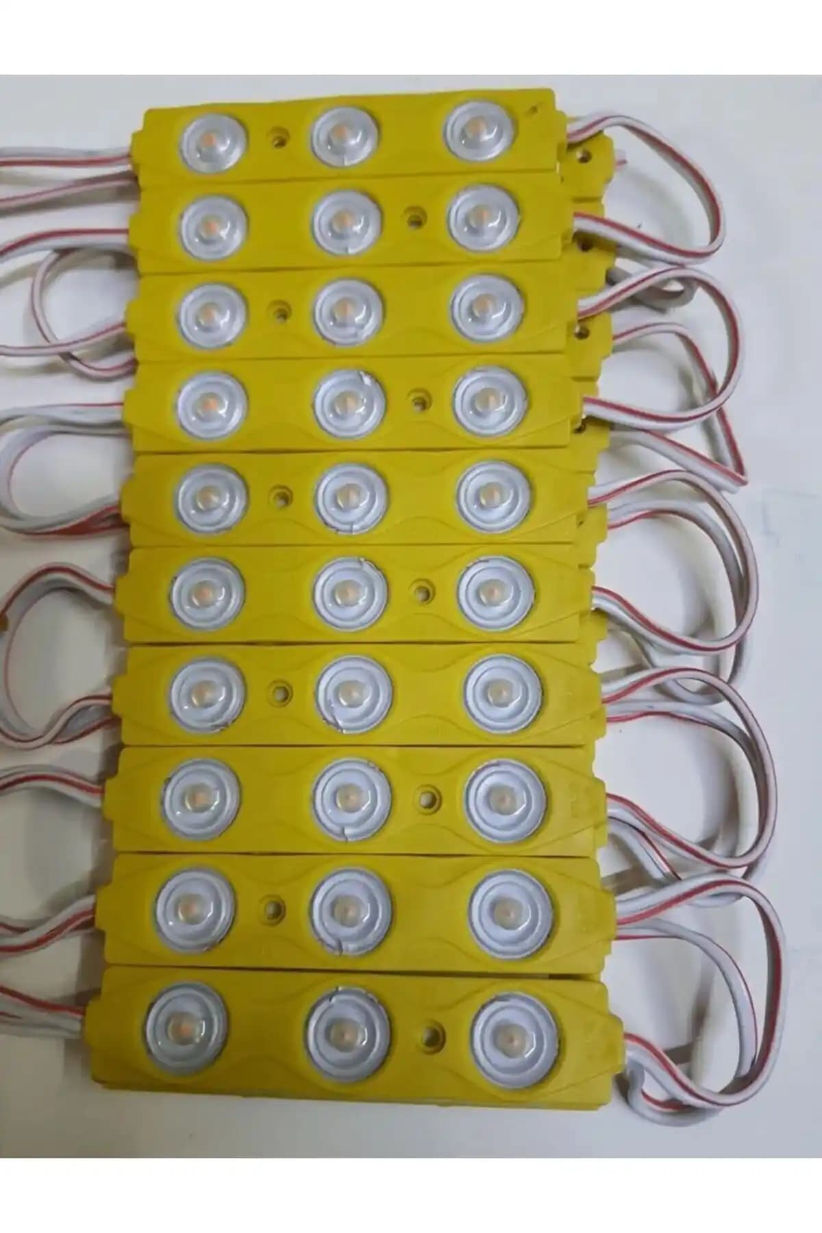 GARRA 10 Adet Amber Renkli LED Modülleri Yüksek Verimli Aydınlatma Çözümü