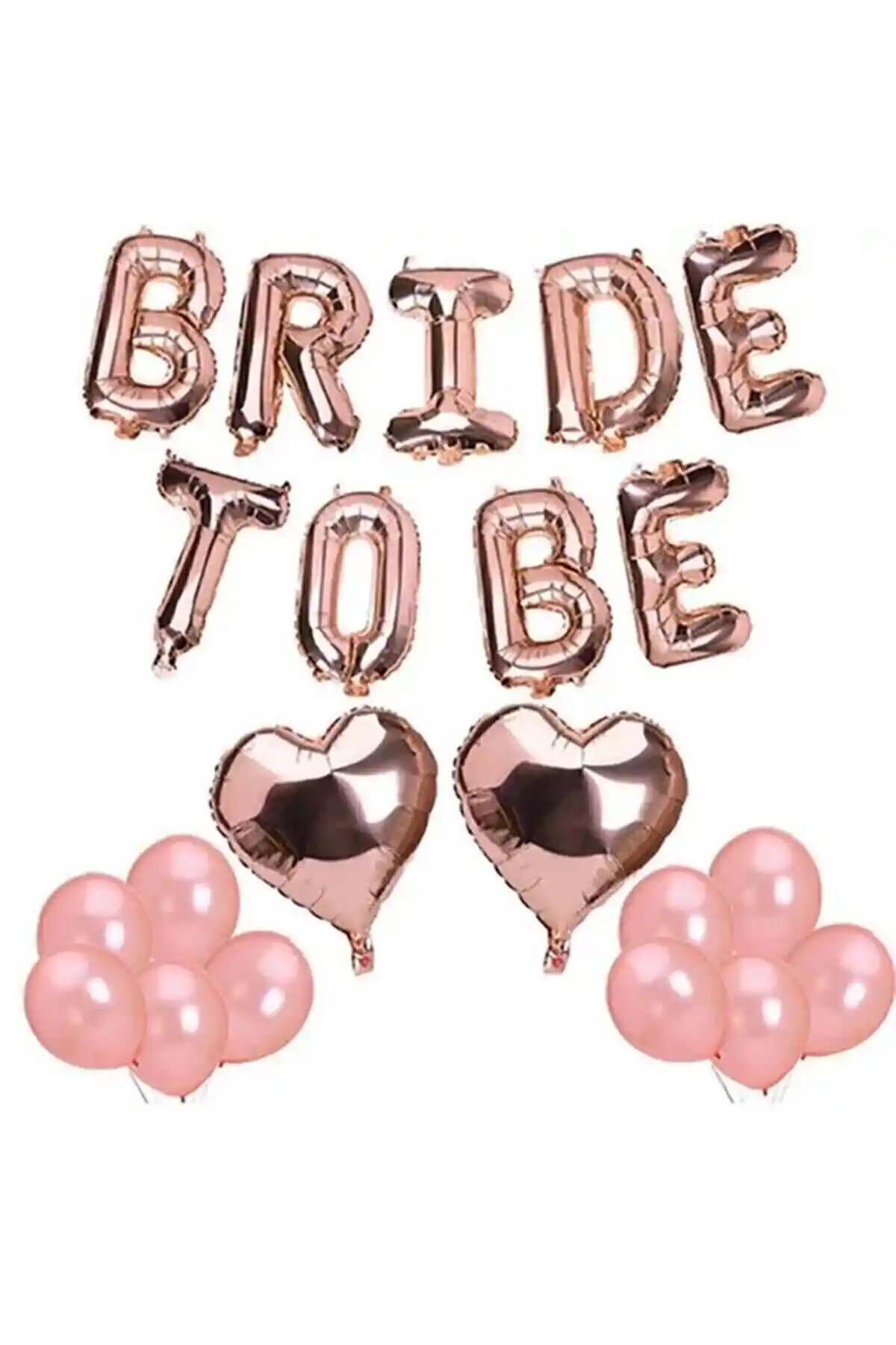 PEKSHOP Bride To Be Folyo Balon Seti: Şık ve Renkli Bekarlığa Veda Kutlaması Malzemeleri