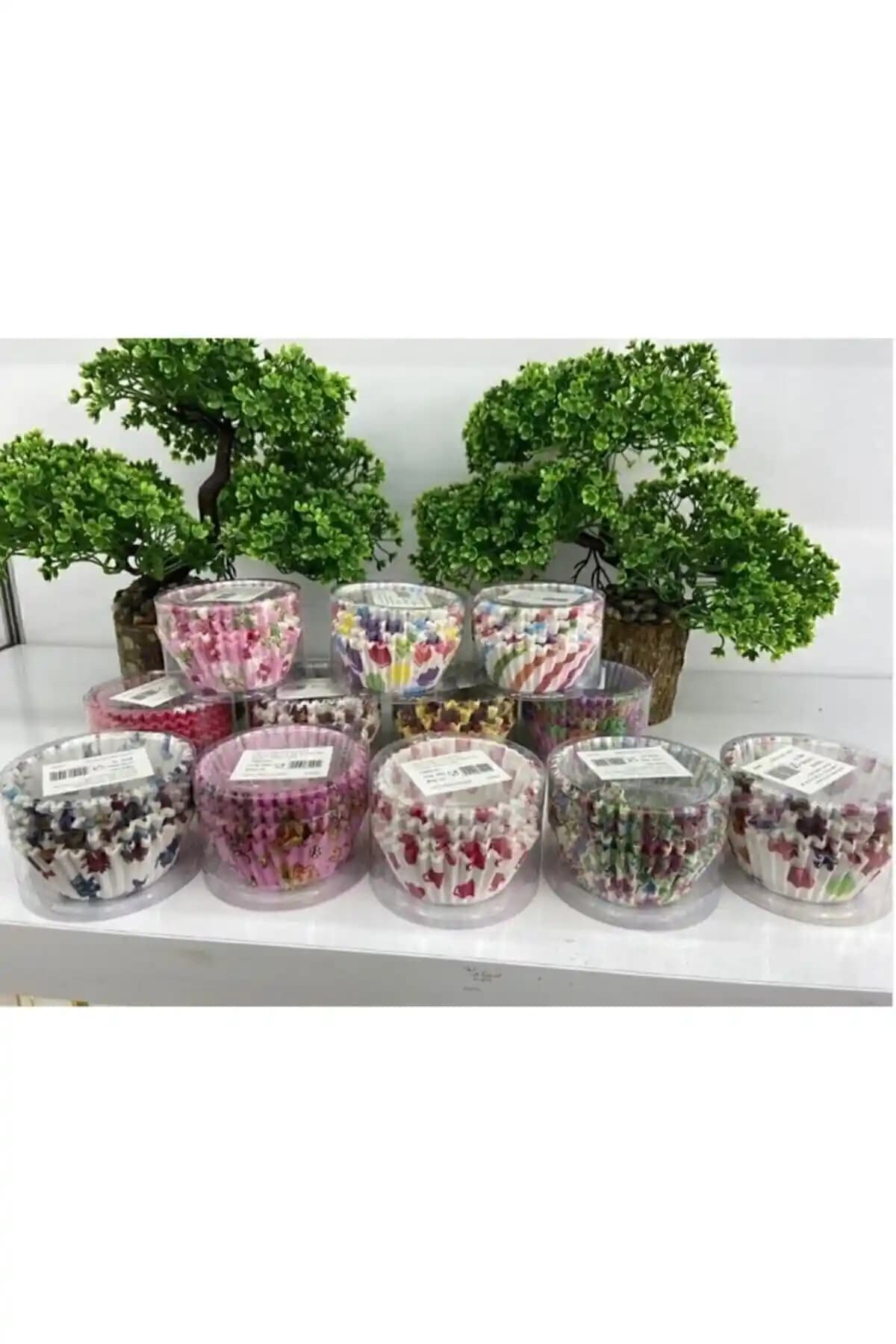 Seram Collection Renkli Muffin ve Cupcake Kağıdı Seti 300 Adet, Estetik ve Dayanıklı