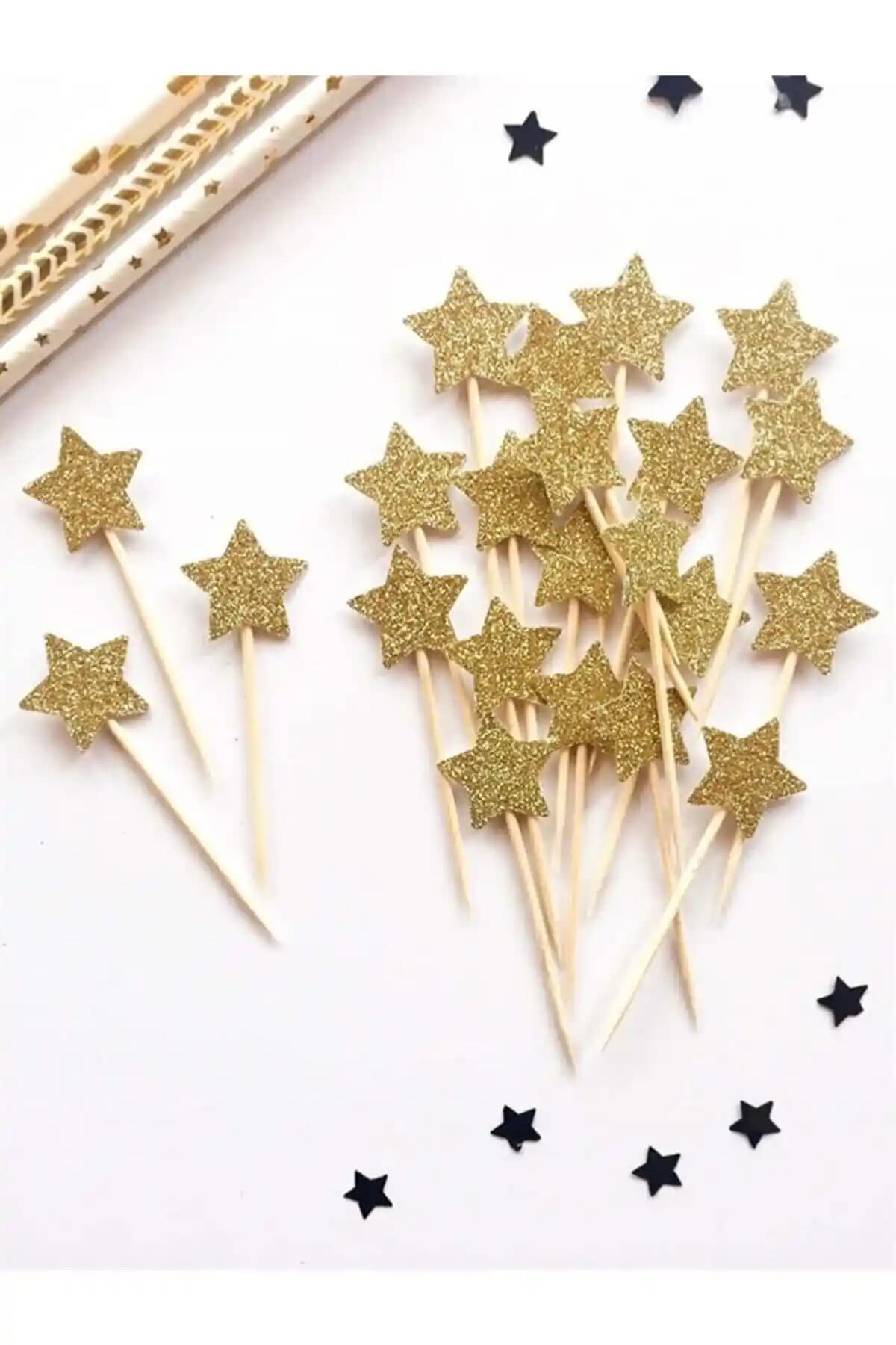 Yıldız Simli Eva Kürdanlar: Çocuk ve El Sanatları İçin Renkli Dekorasyon Malzemeleri