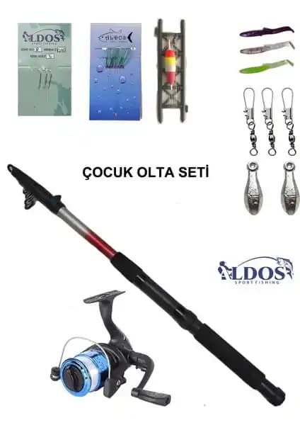 Aldos 180 cm Kaşık Makina Olta Seti ile Balık Tutmanın Keyfini Çıkarın