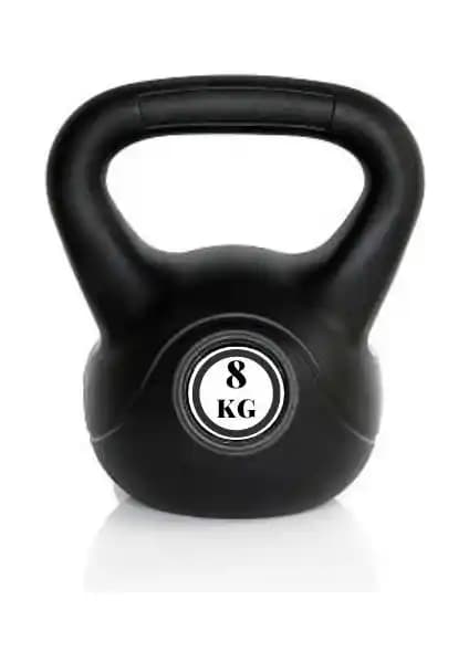 Busso Çekçekli Çelik Kettlebell 8 kg ile Güç ve Dengeyi Artıran Egzersiz Seçeneği
