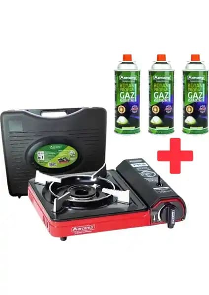 Orcamp Portatif Kamp Ocağı Kırmızı CK-505: Güvenilir ve Pratik Kamp ve Açık Hava Isıtıcı Cihazı